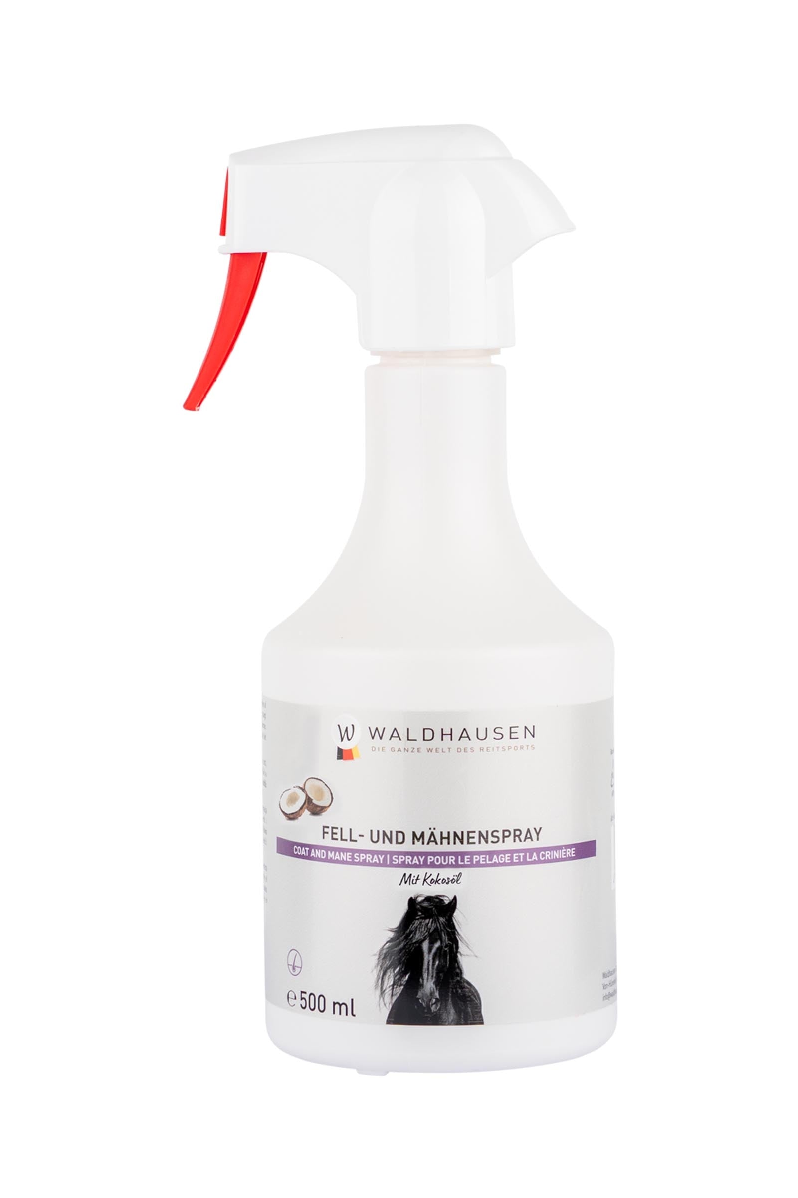 Waldhausen Coat & Mane Spray mit Kokosöl, 500 ml Pflege