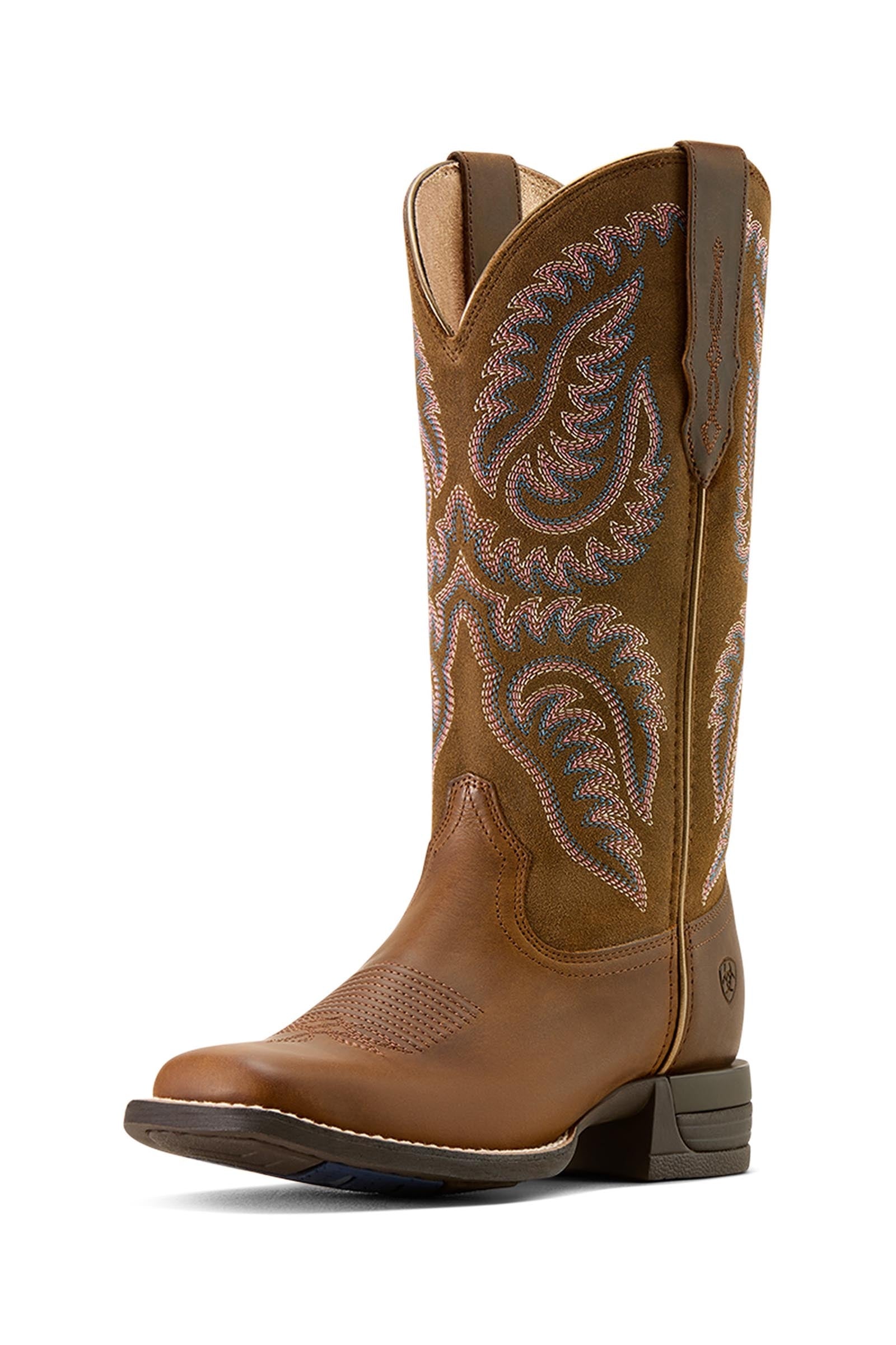 Ariat Women's Cattle Caite Wide Square Toe Western Boots Reitstiefel & Reitschuhe