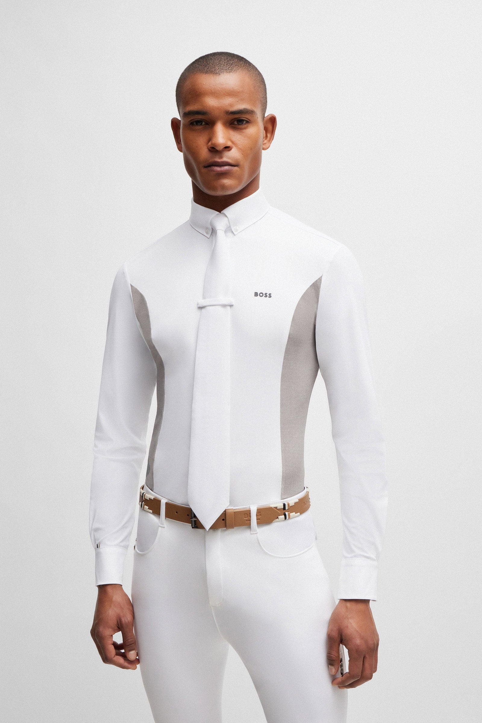 Boss Norman Side Panel Show Shirt Mens Riding Clothing