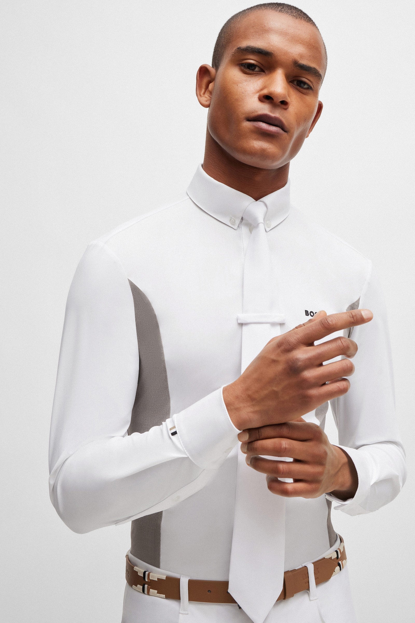 Boss Norman Side Panel Show Shirt Mens Riding Clothing