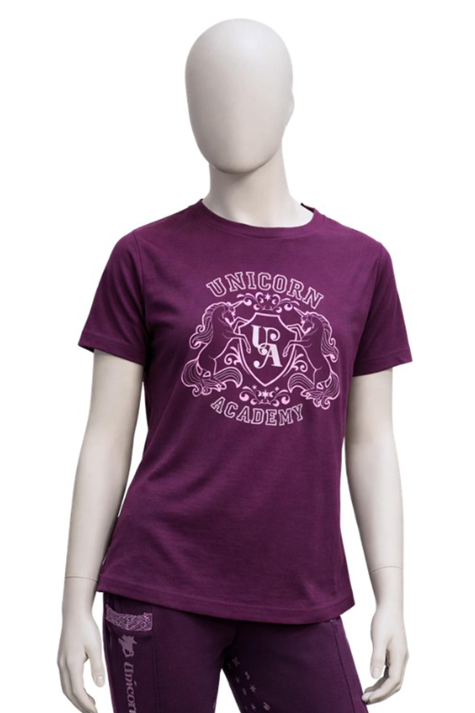 Kavalkade Unicorn Academy Kids´ T-Shirt mit Glitzer Kinder Reitbekleidung