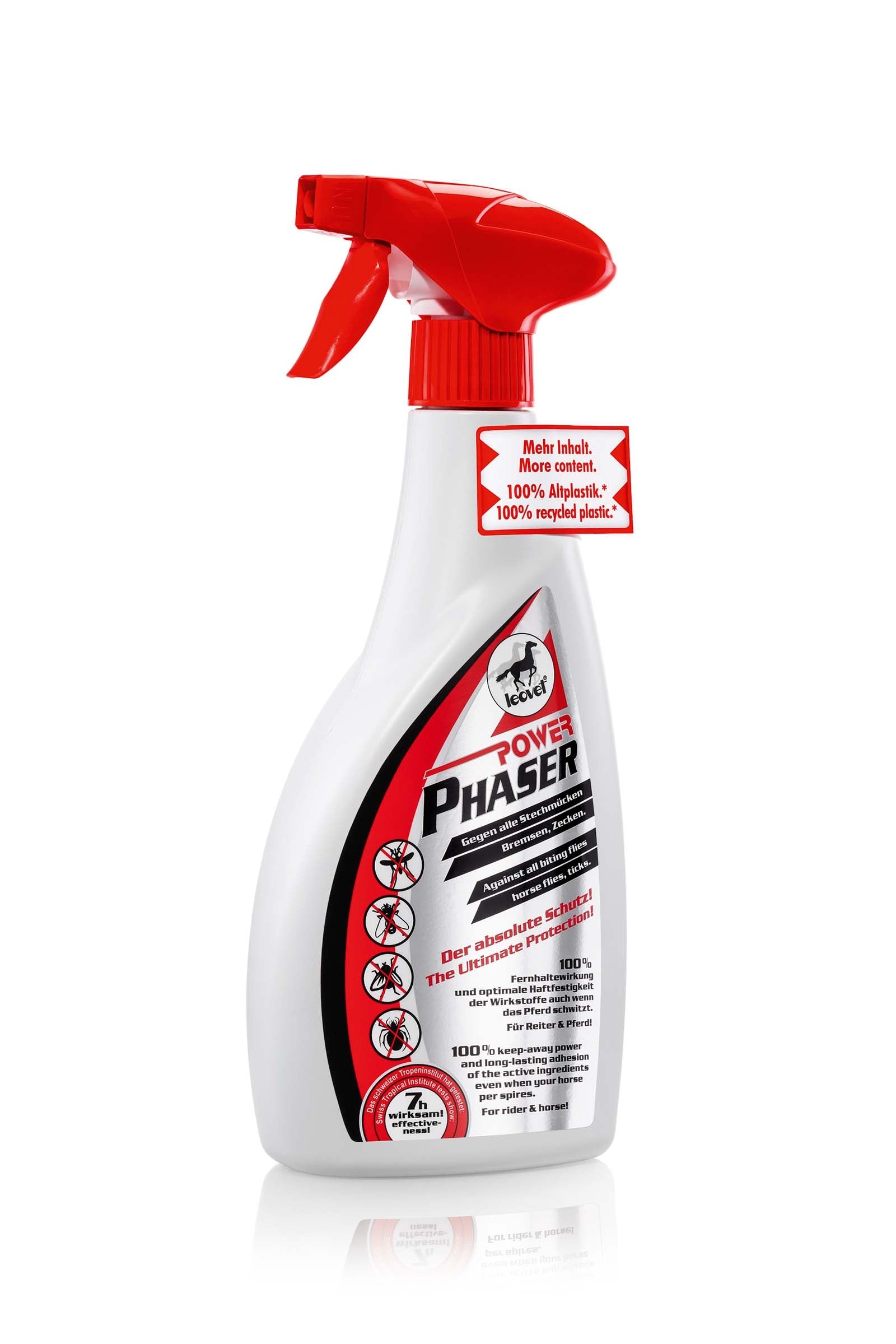 Leovet Power Phaser, Insect Repellent, 550ml Antifly Protection for Horses