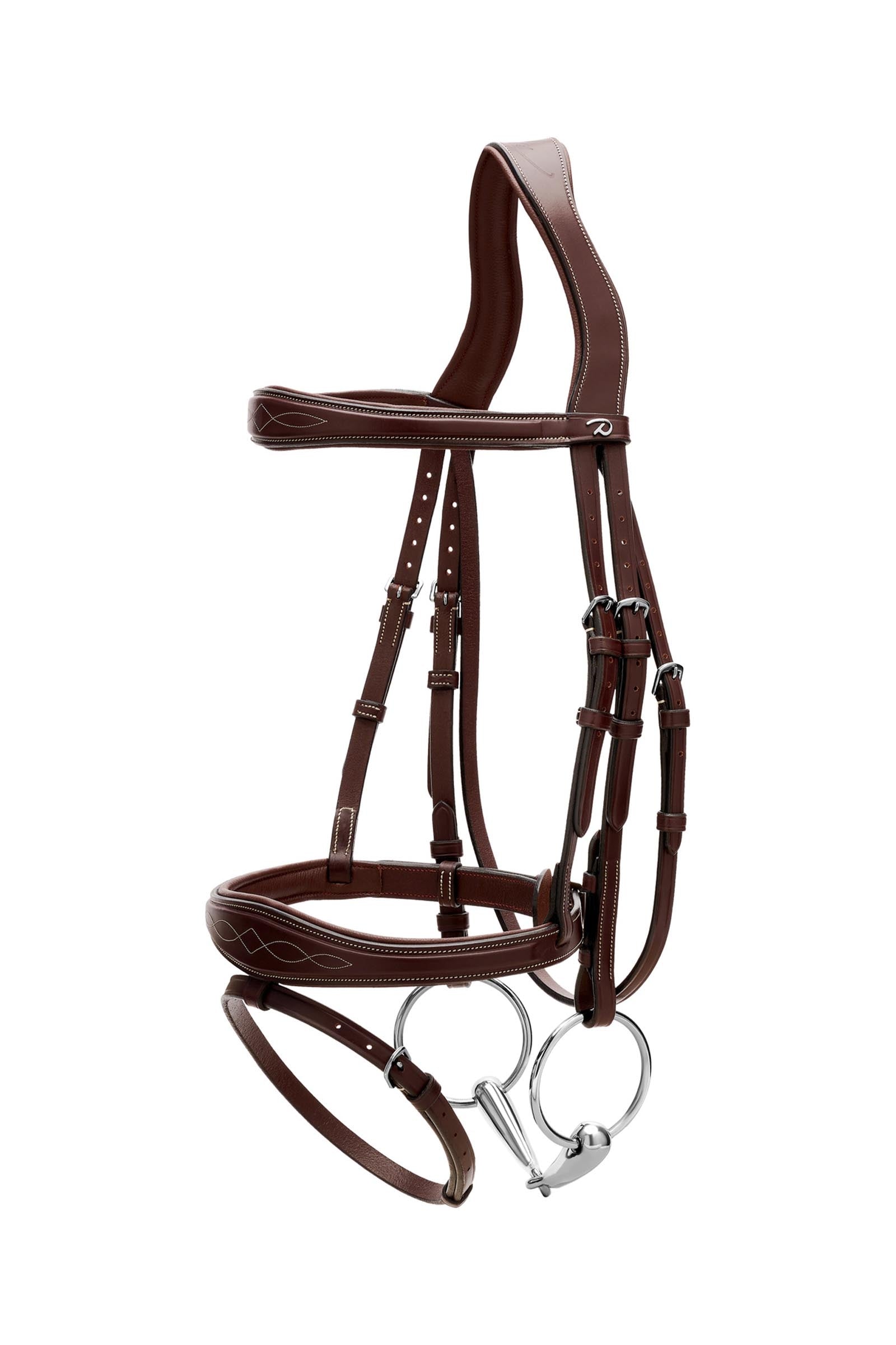 Dy'on US-Collection anatomische Trense mit kombiniertem Reithalfter Trensenzäume & Zügel