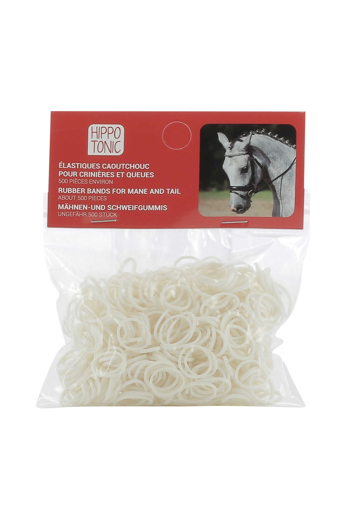 HIPPOTONIC Braiding Bands (500 pcs) Horse Grooming Tools