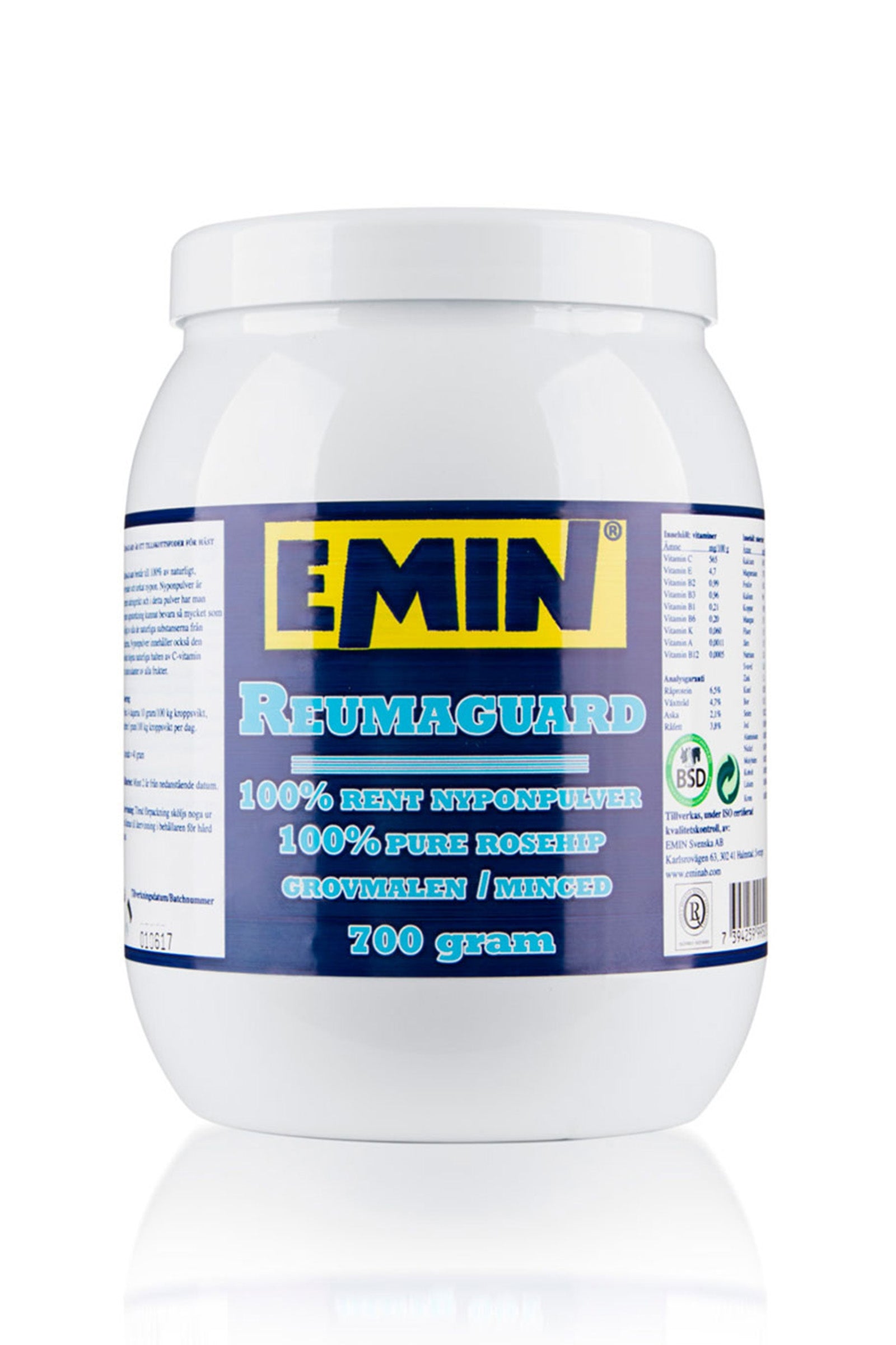 Emin Reumaguard Hagebuttenpulver, 700 g Horse Feed & Nutrition