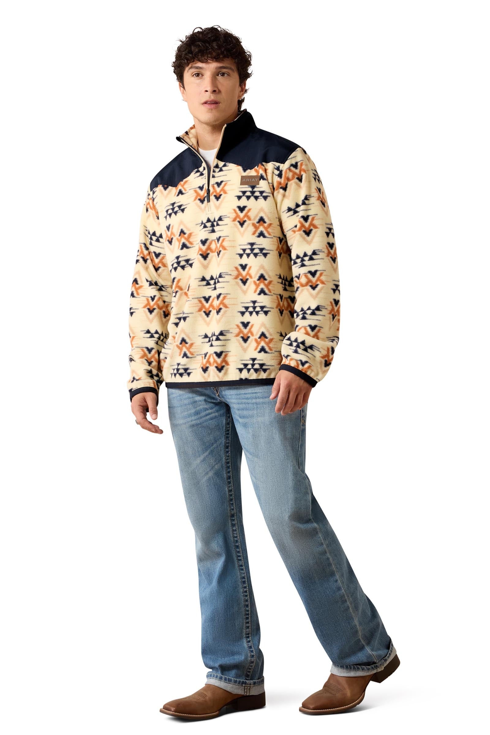 Ariat Mens Basis Fleece Pullover Mens Riding Clothing