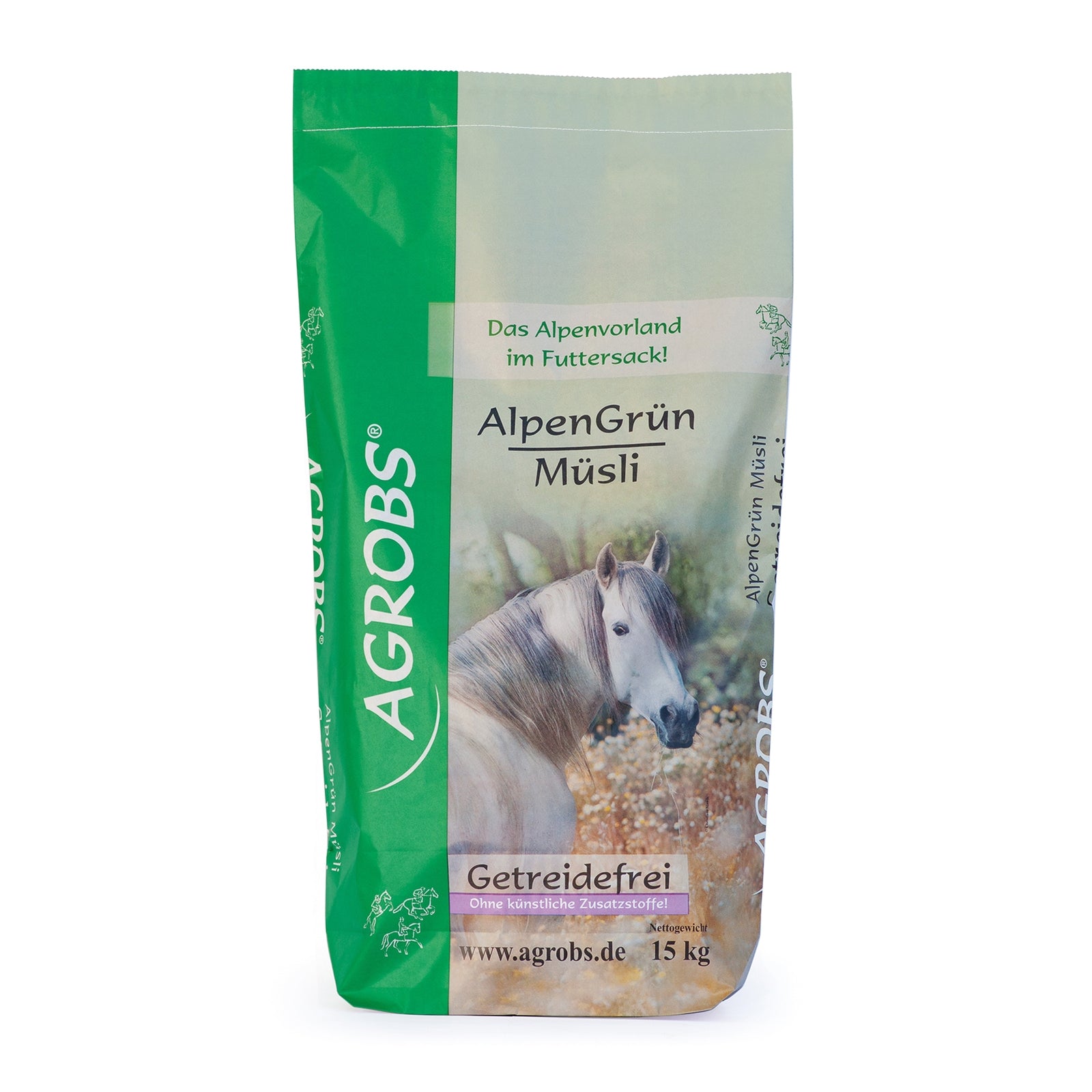 Agrobs AlpenGrün Müsli 15kg Horse Feed & Nutrition