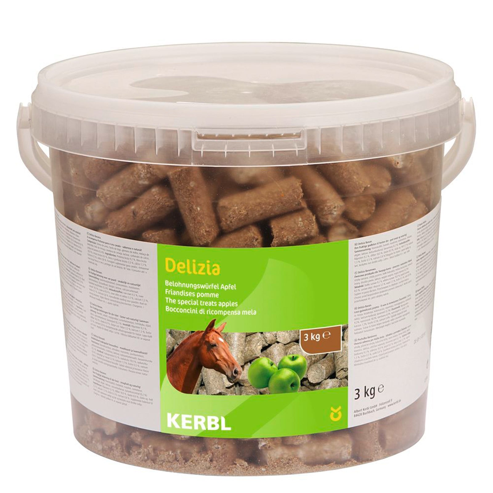 Kerbl HorseSnack 3 kg Pferdeleckerli Horse Feed & Nutrition