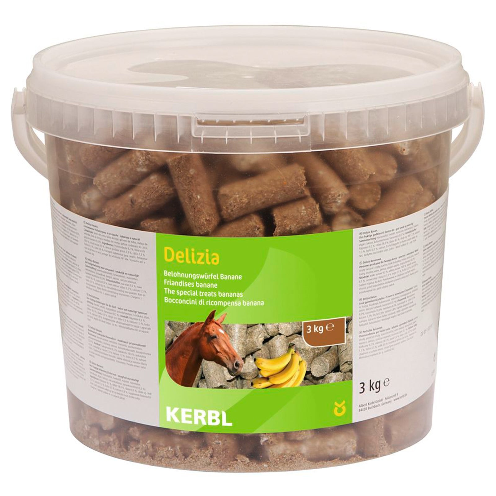 Kerbl HorseSnack 3 kg Pferdeleckerli Horse Feed & Nutrition