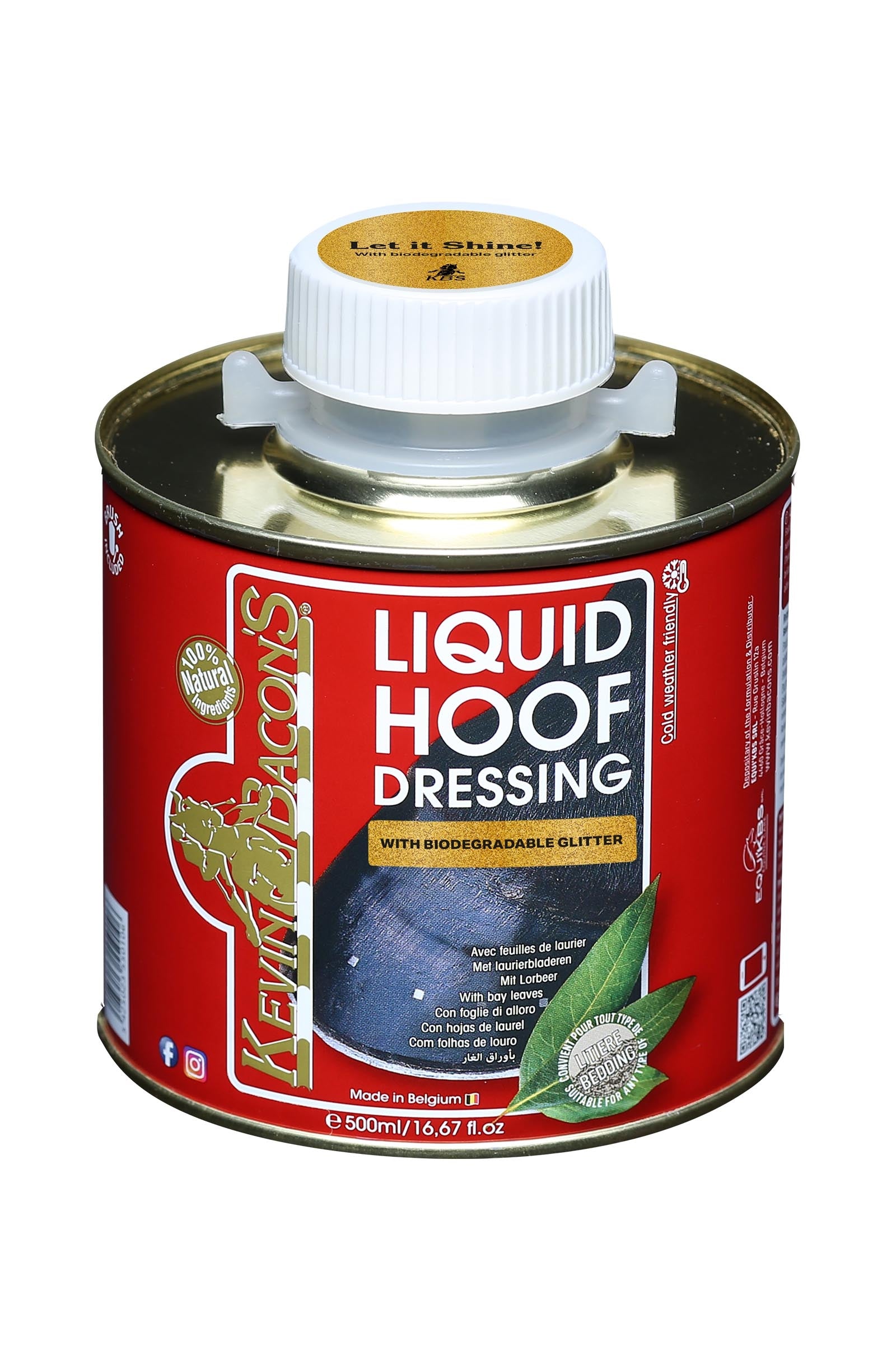 Kevin Bacon´s Kevin Bacon's Liquid Hoof Dressing Glitter Edition, 500 ml Horse Health Care