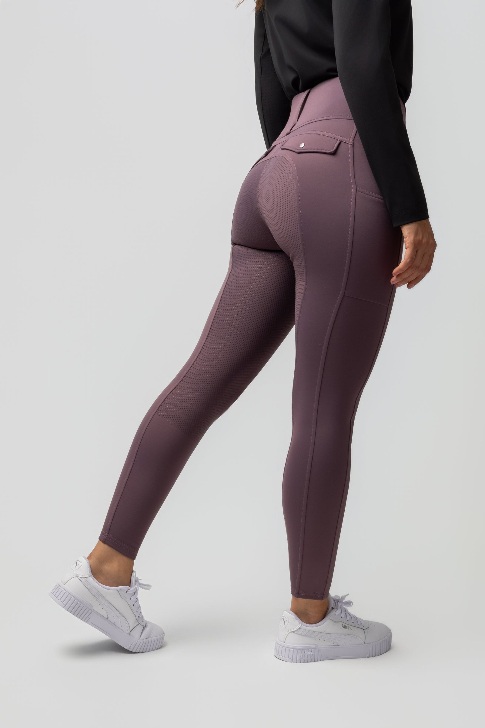 Horze Anya Damen Hybrid Thermo-Reithose mit Fullgrip Womens Breeches