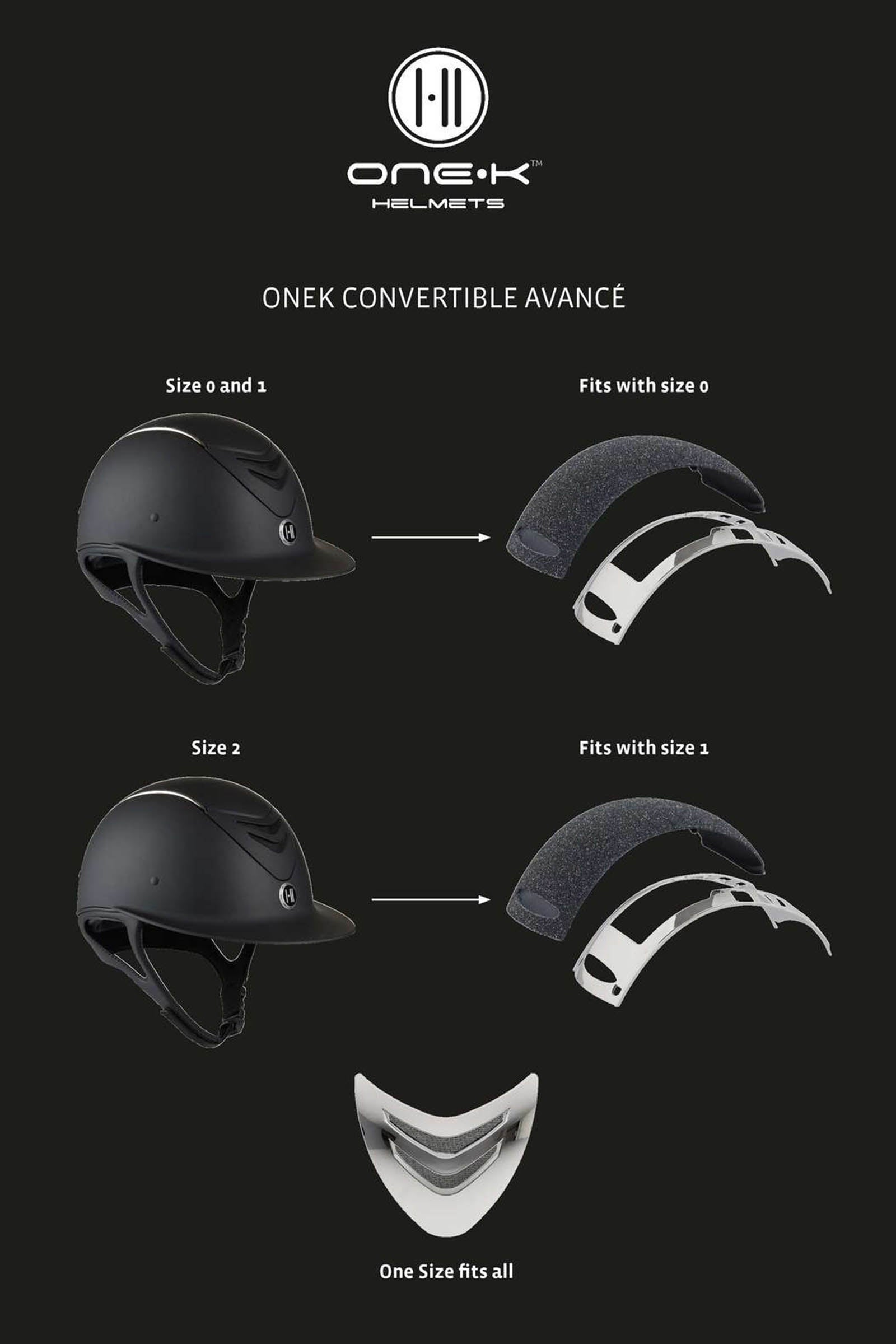 OneK Onek Defender Convertible Top Glitter Reithelme & Sicherheitswesten