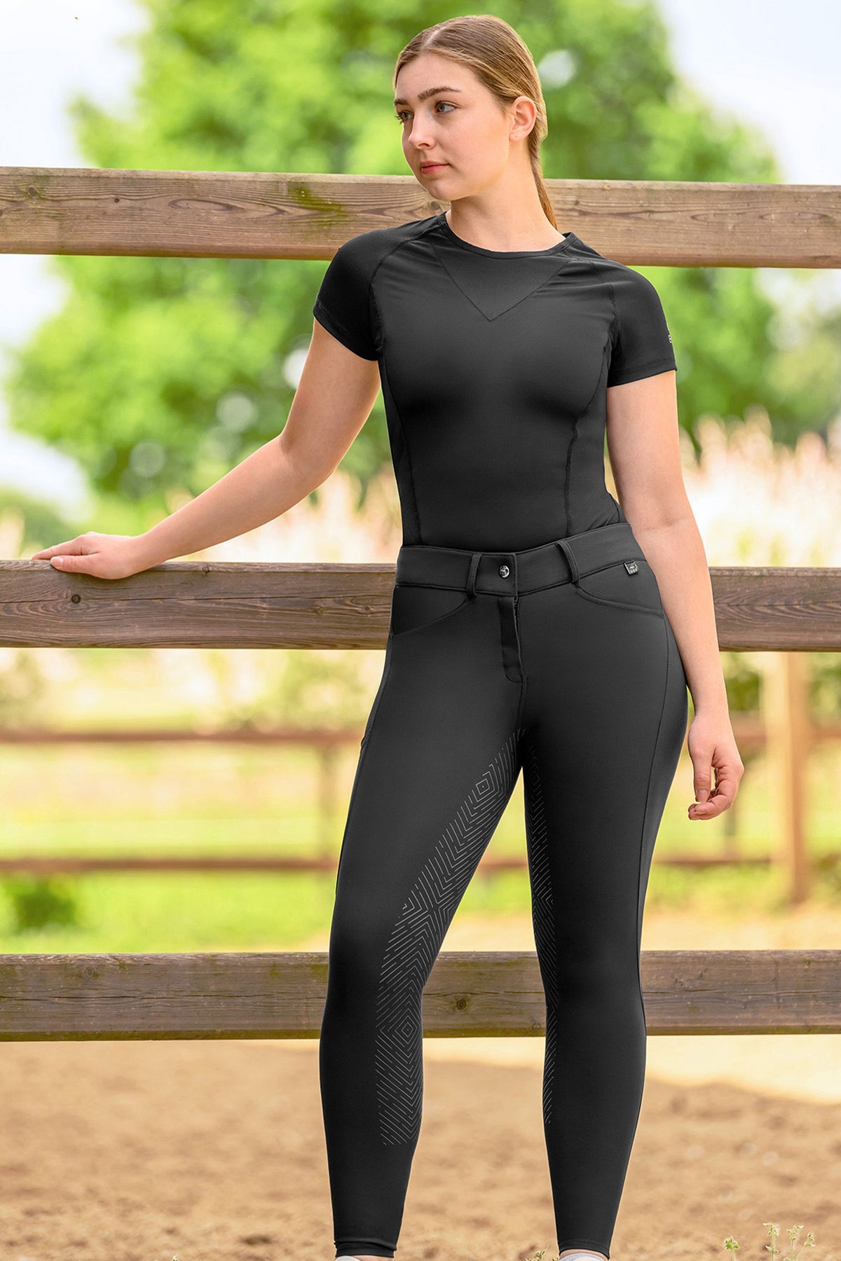 ELT Comfort Ride Kids`Silicone Fullseat Breeches Kids Apparel