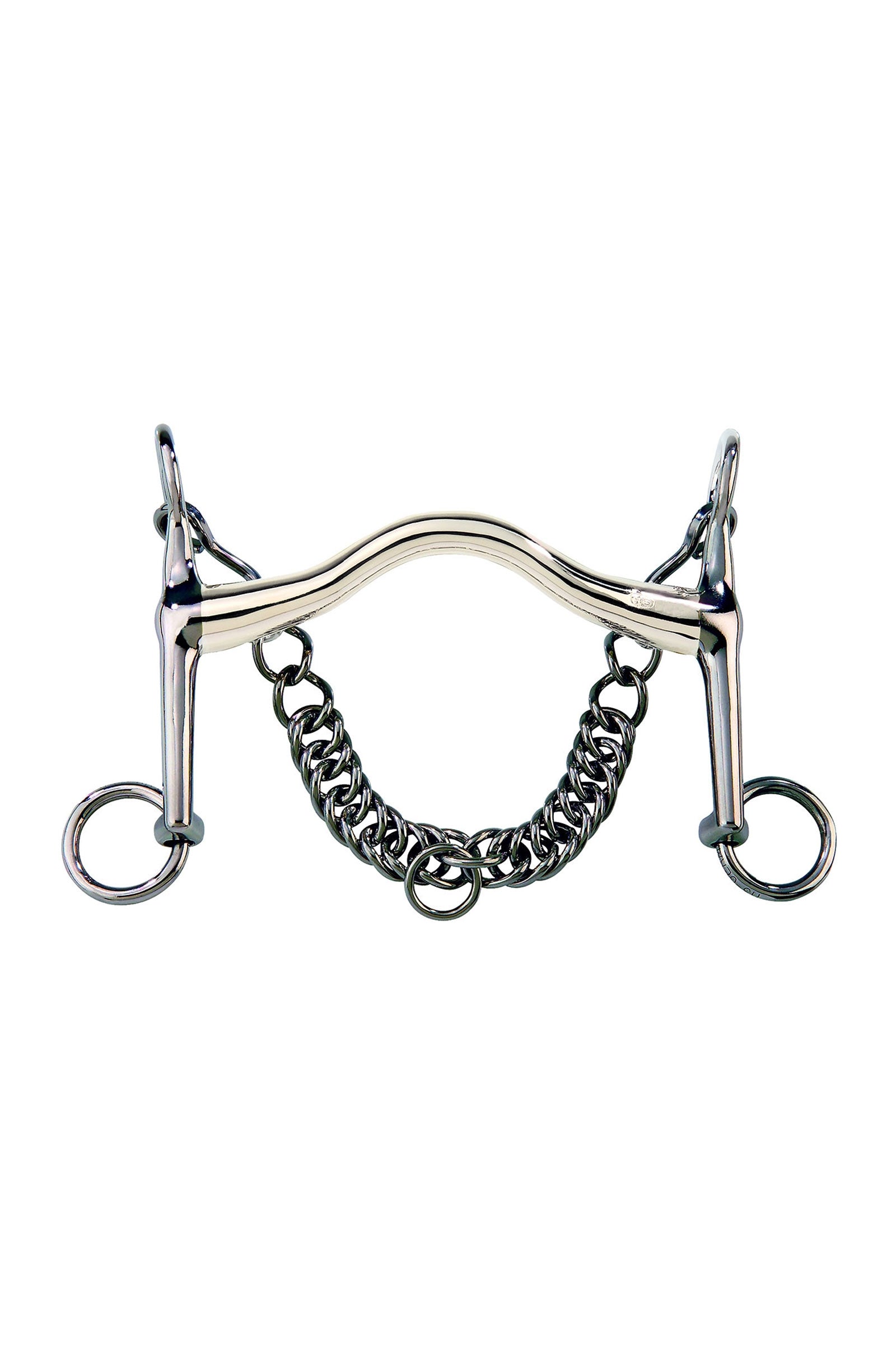 Sprenger Bemelmans Kandare mit Zungenfreiheit, 14 mm, 7 cm Anzüge, Sensogan Gebisse