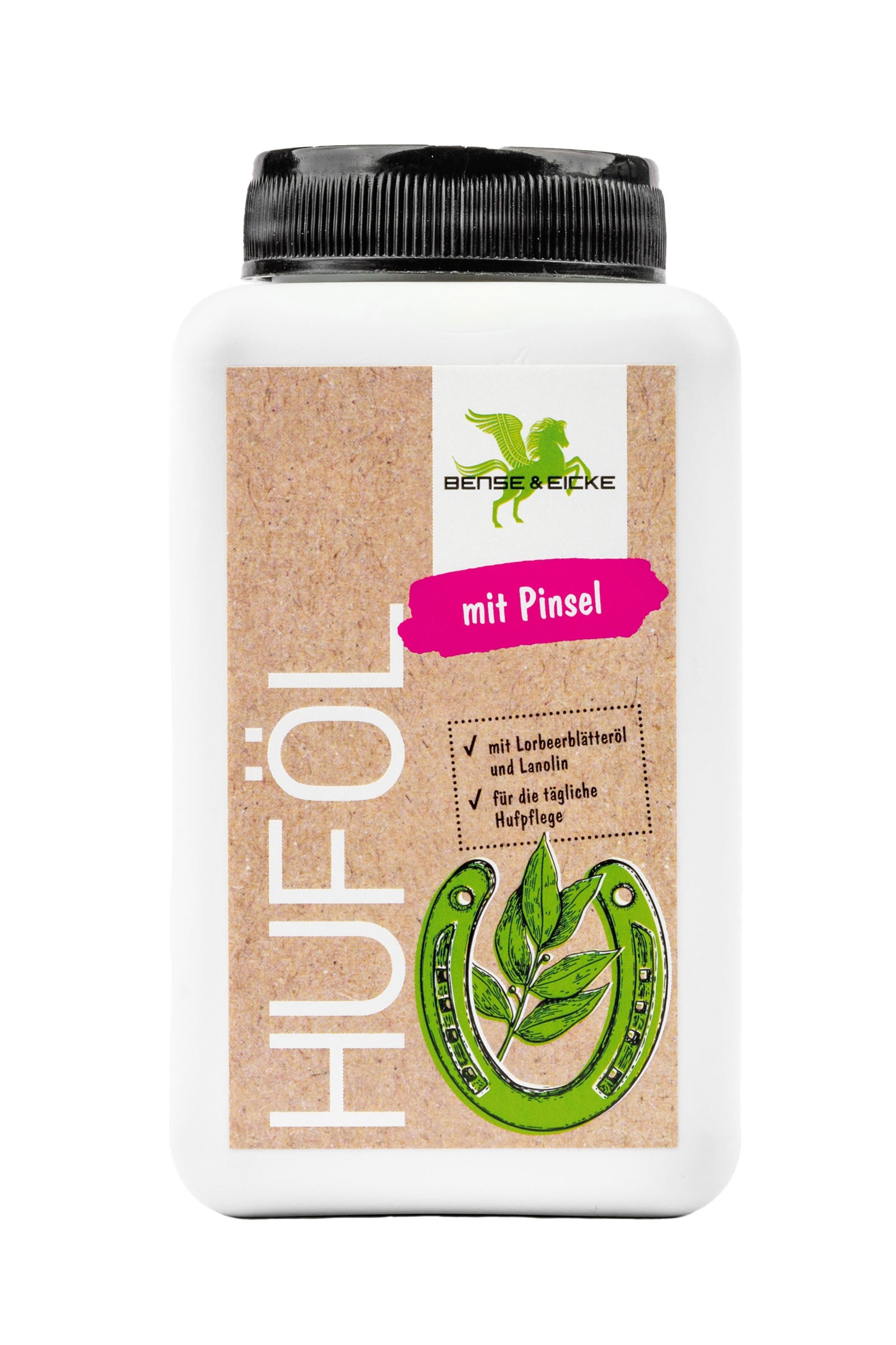 Bense & Eicke Huföl mit Pinsel, 500 ml Pflege
