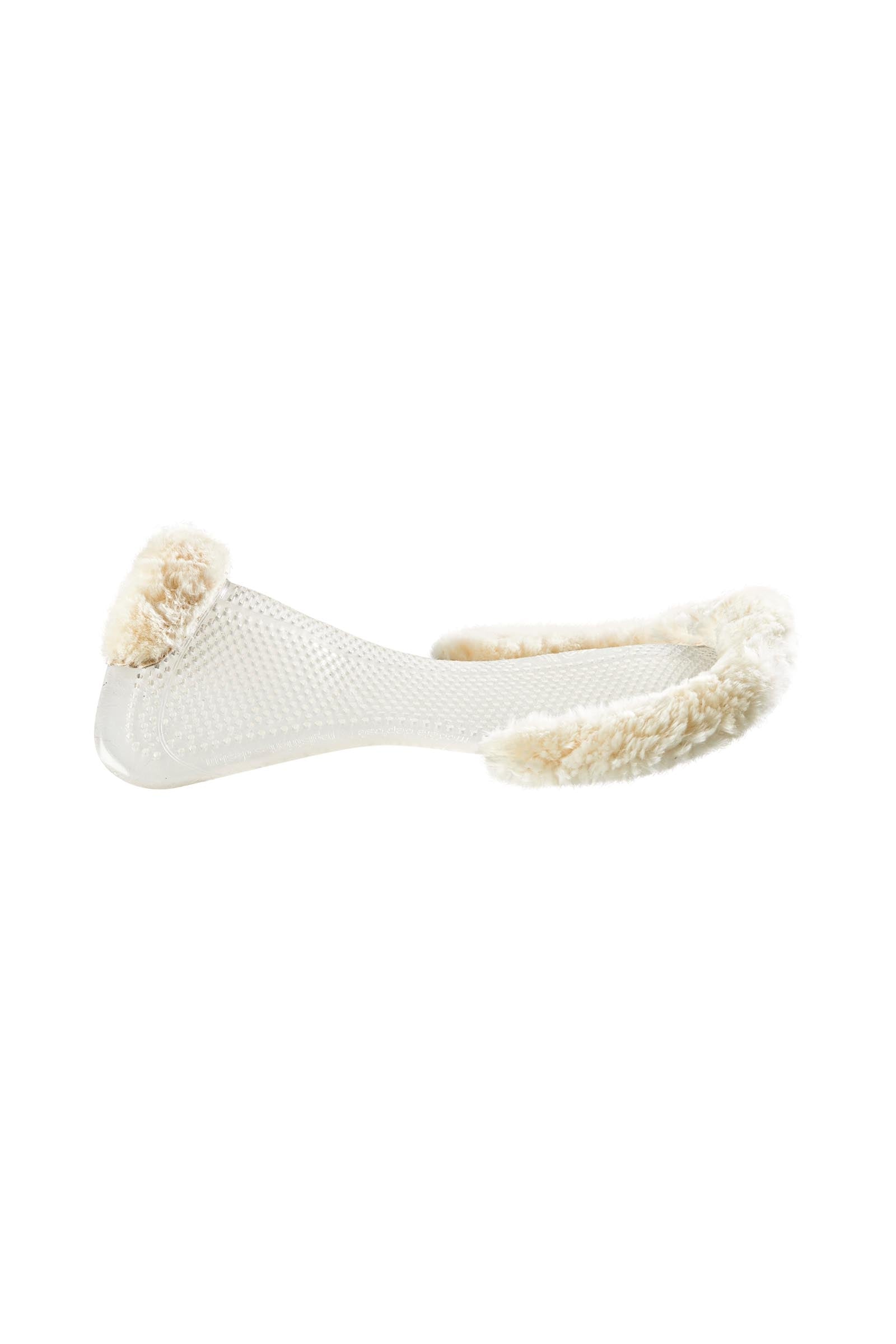 Acavallo Gel Non Slip Classic Pony With Sheepskin 1/2 Cut-Out Flat Saddle Pads