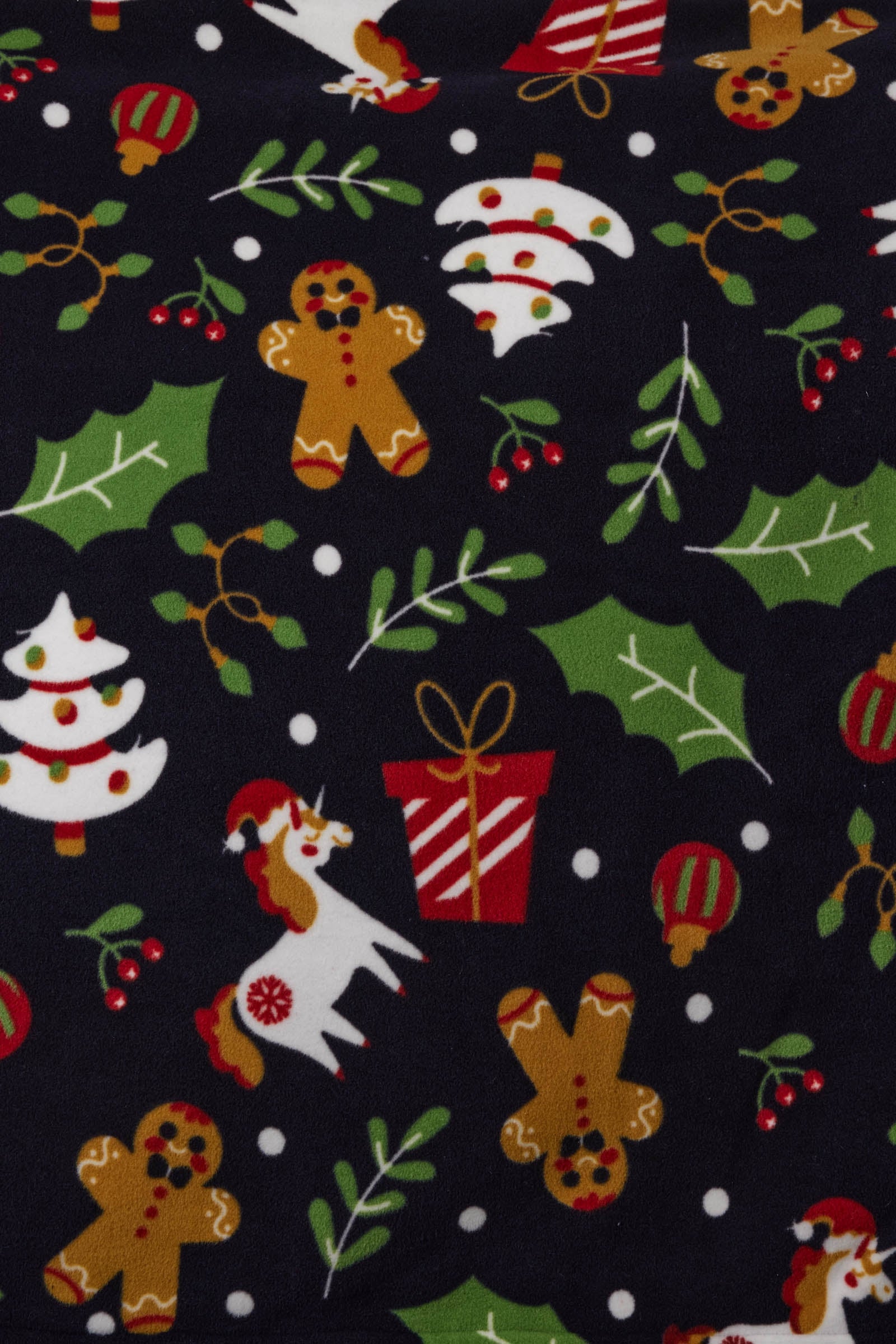 Horze Weihnachtsdecke – Fleece-Pferdedecke mit Weihnachtsmotiv – horze