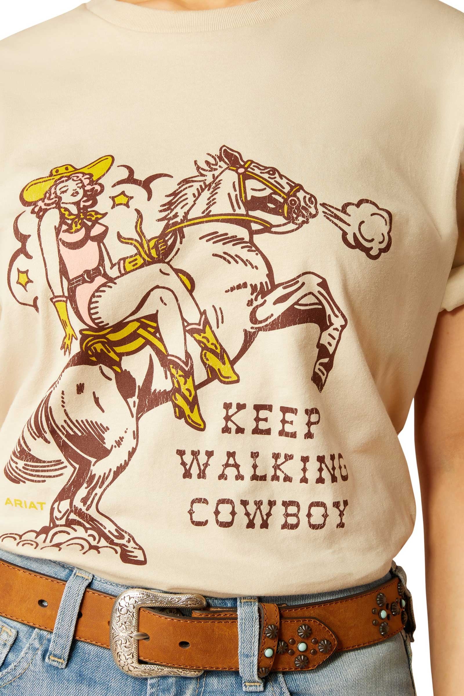 Ariat Keep Walkin' Cowboy T-Shirt Women’s Riding Clothing