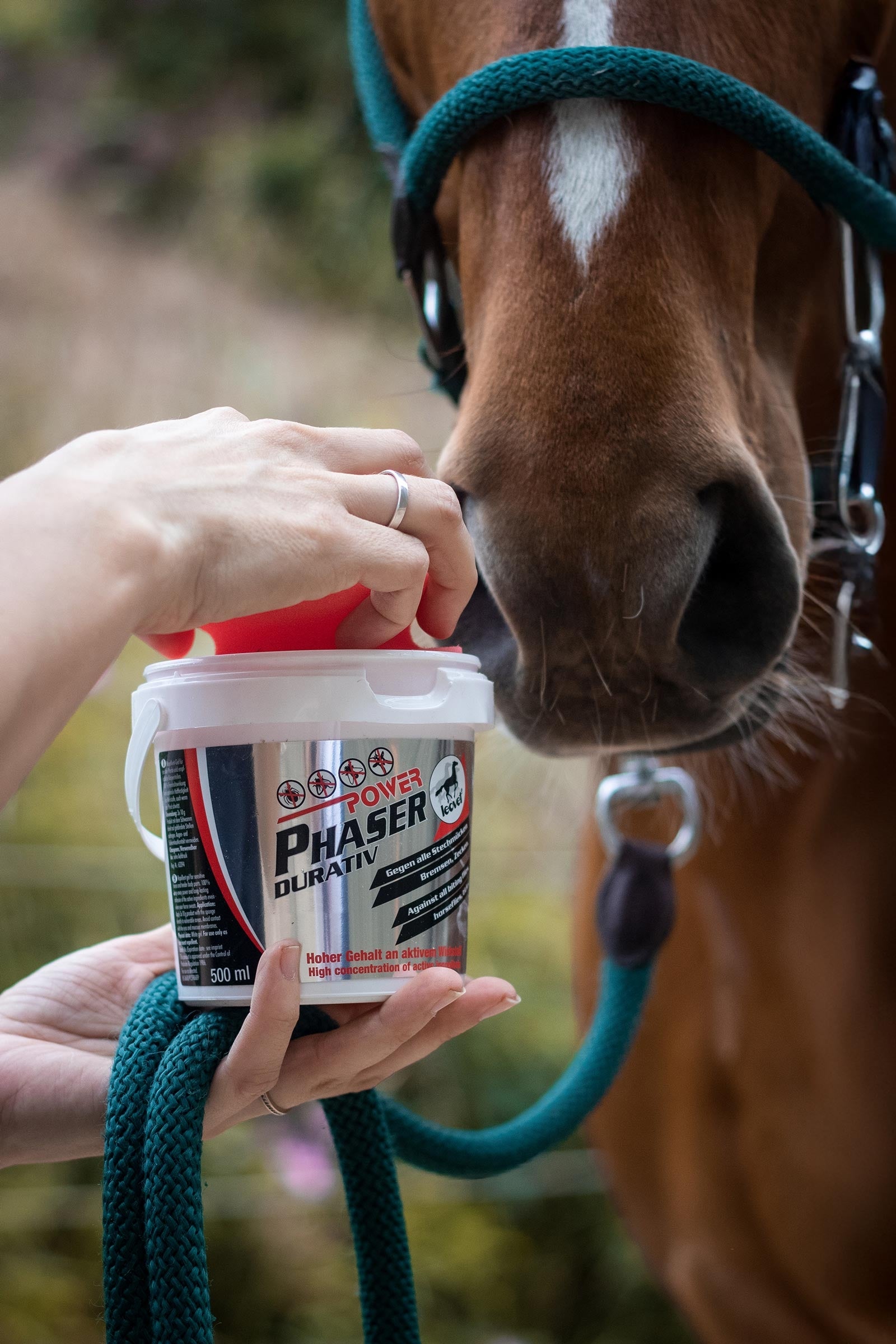 Leovet Power Phaser Durativ Gel, Insect Repellent, 500ml Antifly Protection for Horses