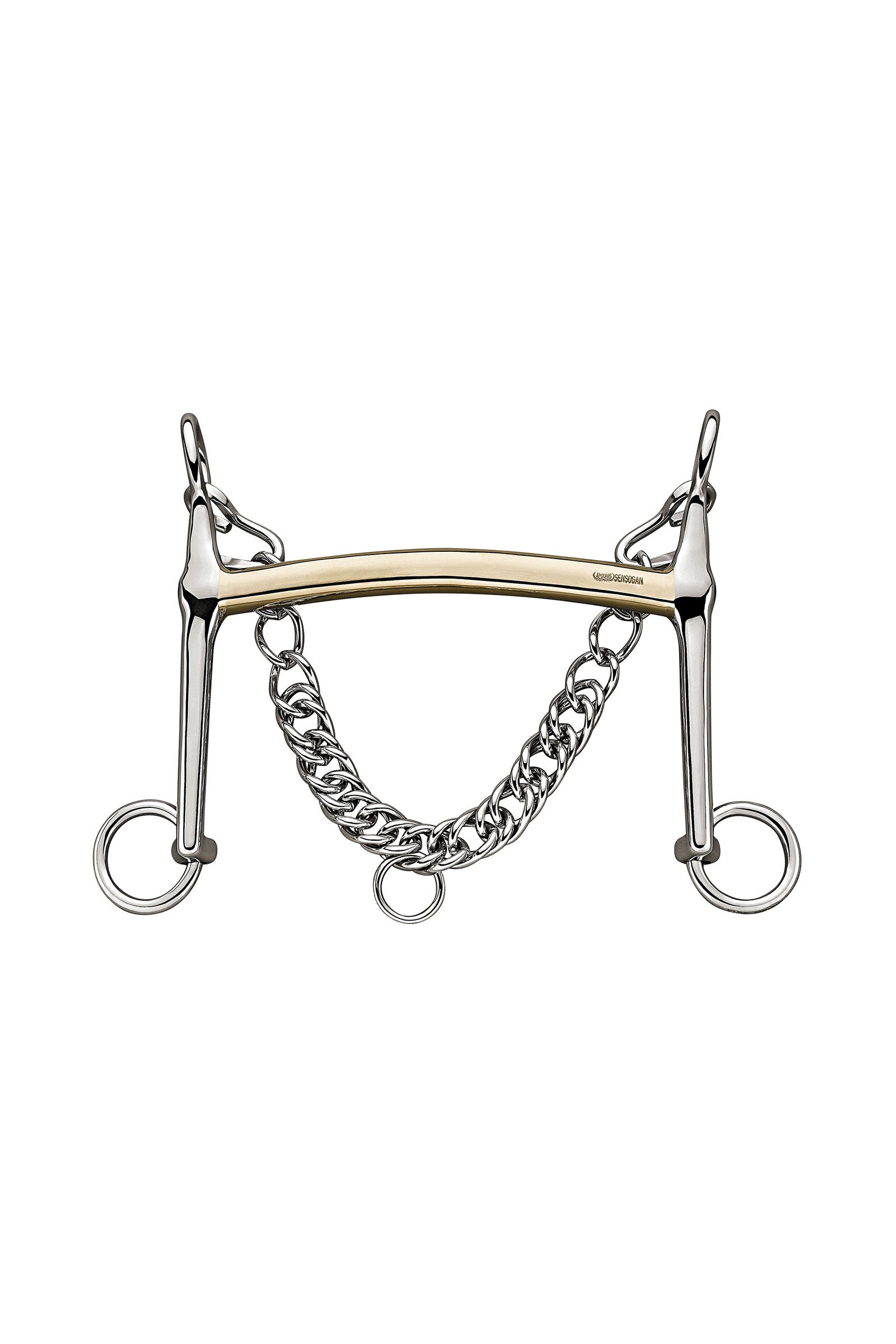 Sprenger Französische Kandare, 14 mm, 7 cm Anzüge, Sensogan Gebisse