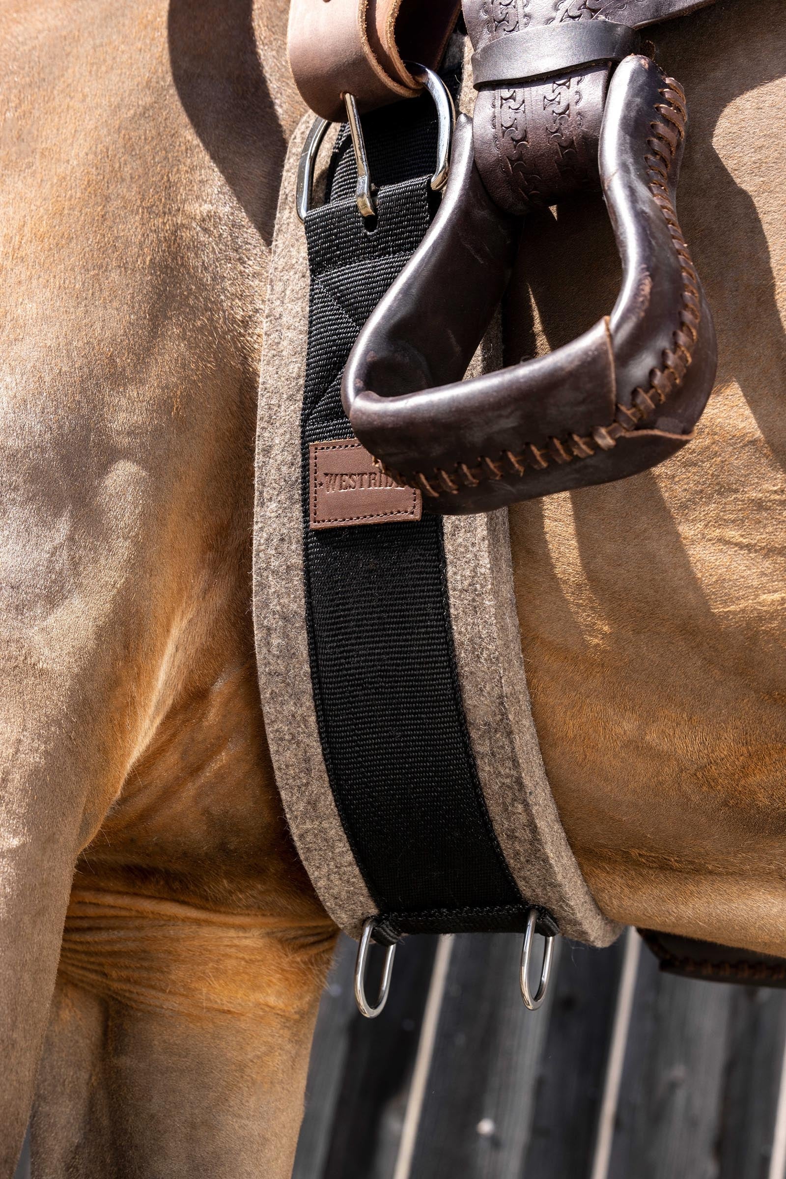 WESTRIDE Strap Felt Saddles, Girths & Stirrups