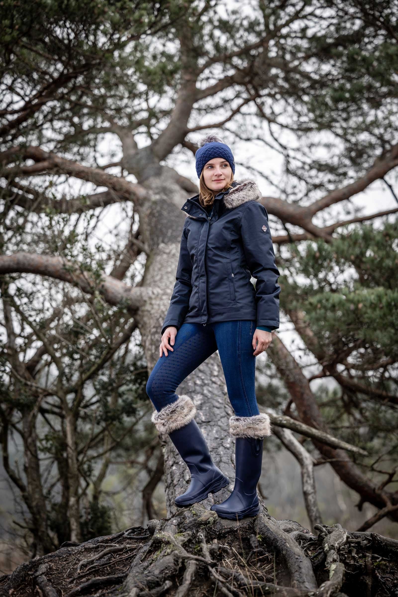 LeMieux Faux Fur Wellington Boots Socks Socks