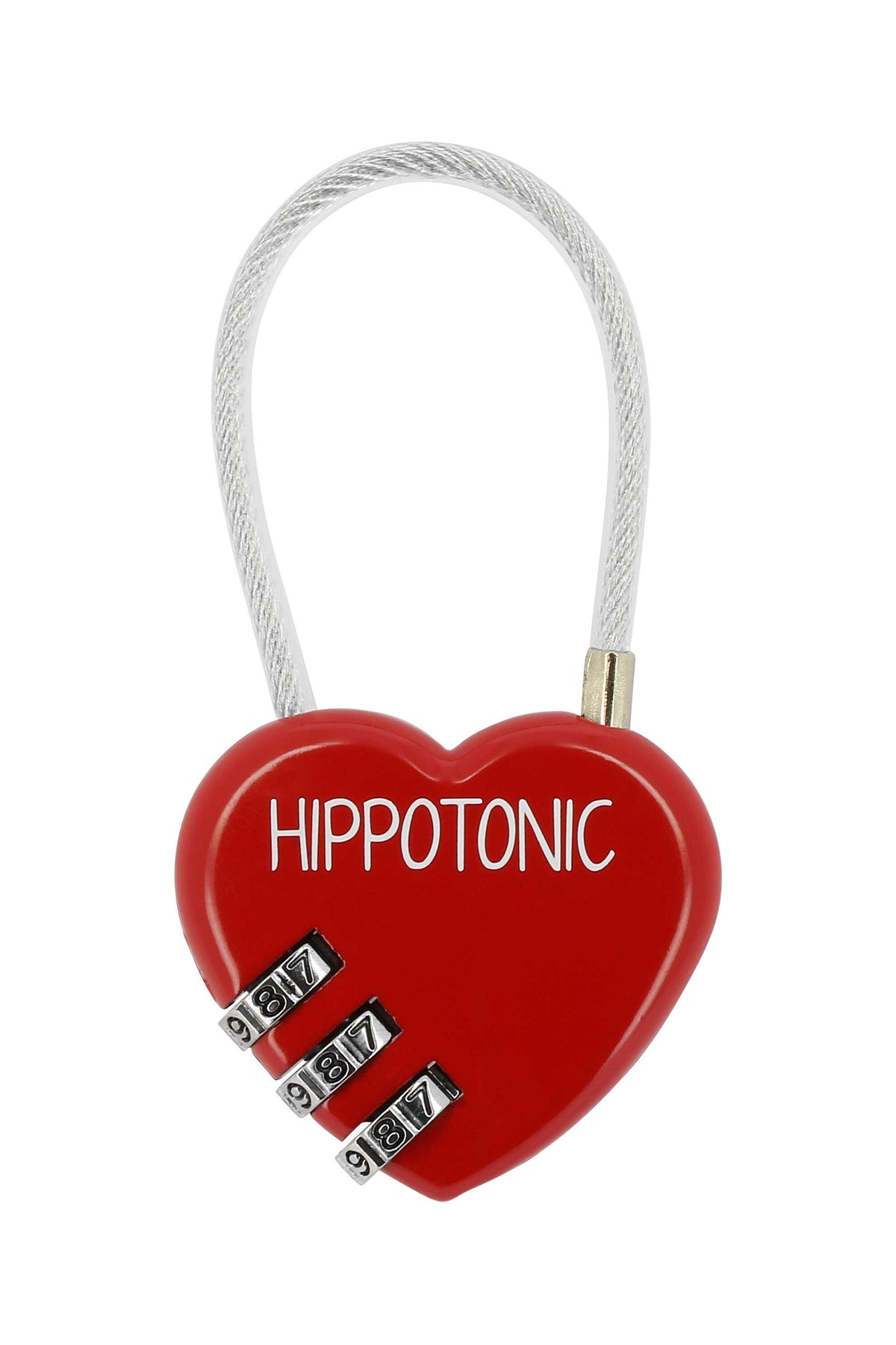 HIPPOTONIC HEART Vorhängeschloss für Putzbox Pferde Putzzeug