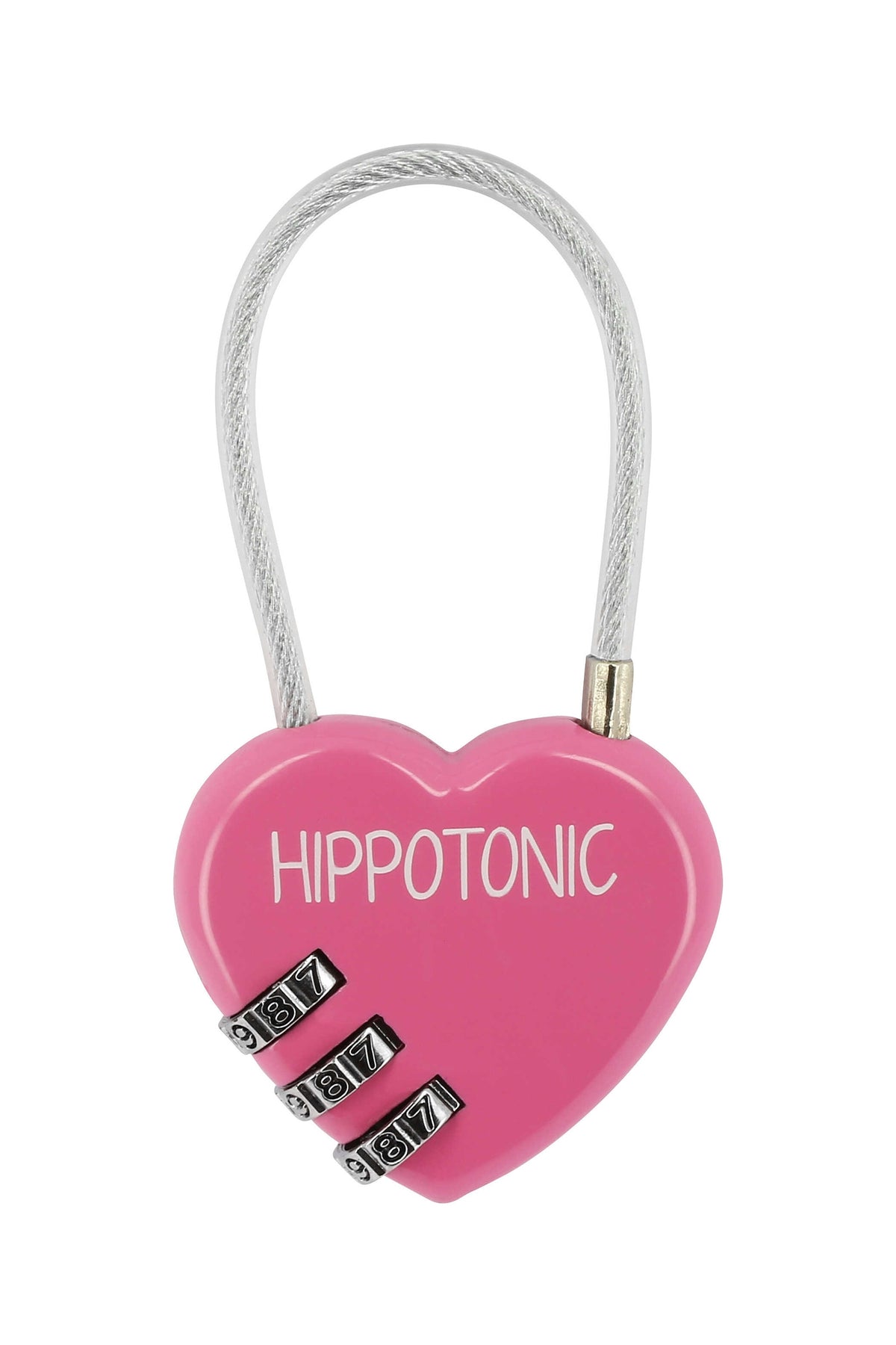 HIPPOTONIC HEART Vorhängeschloss für Putzbox Pferde Putzzeug