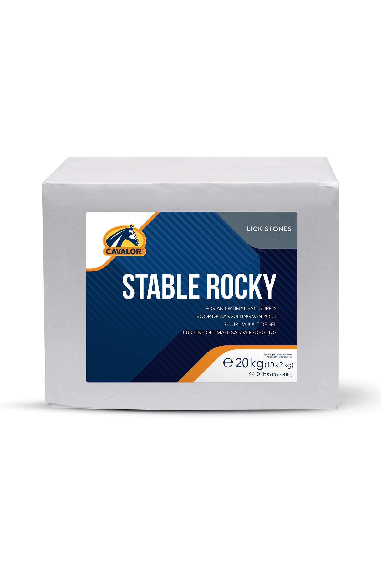 Cavalor Stable Rocky, Salzleckstein, 2kg Horse Feed & Nutrition