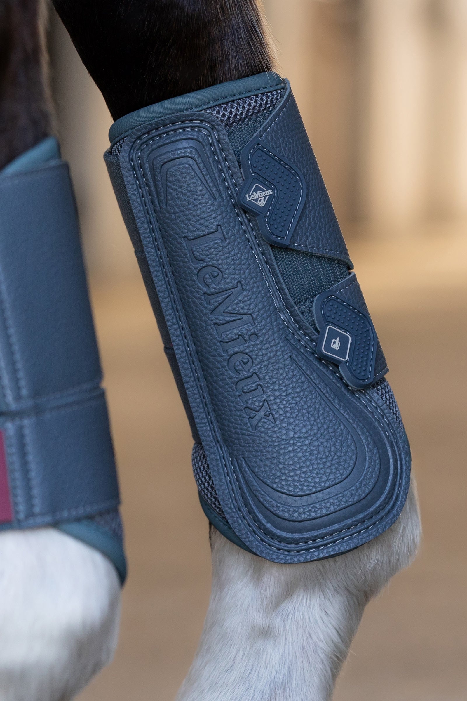 LeMieux Arika Mesh Brushing Boots Leg Protection & Hoof Protection for Horses