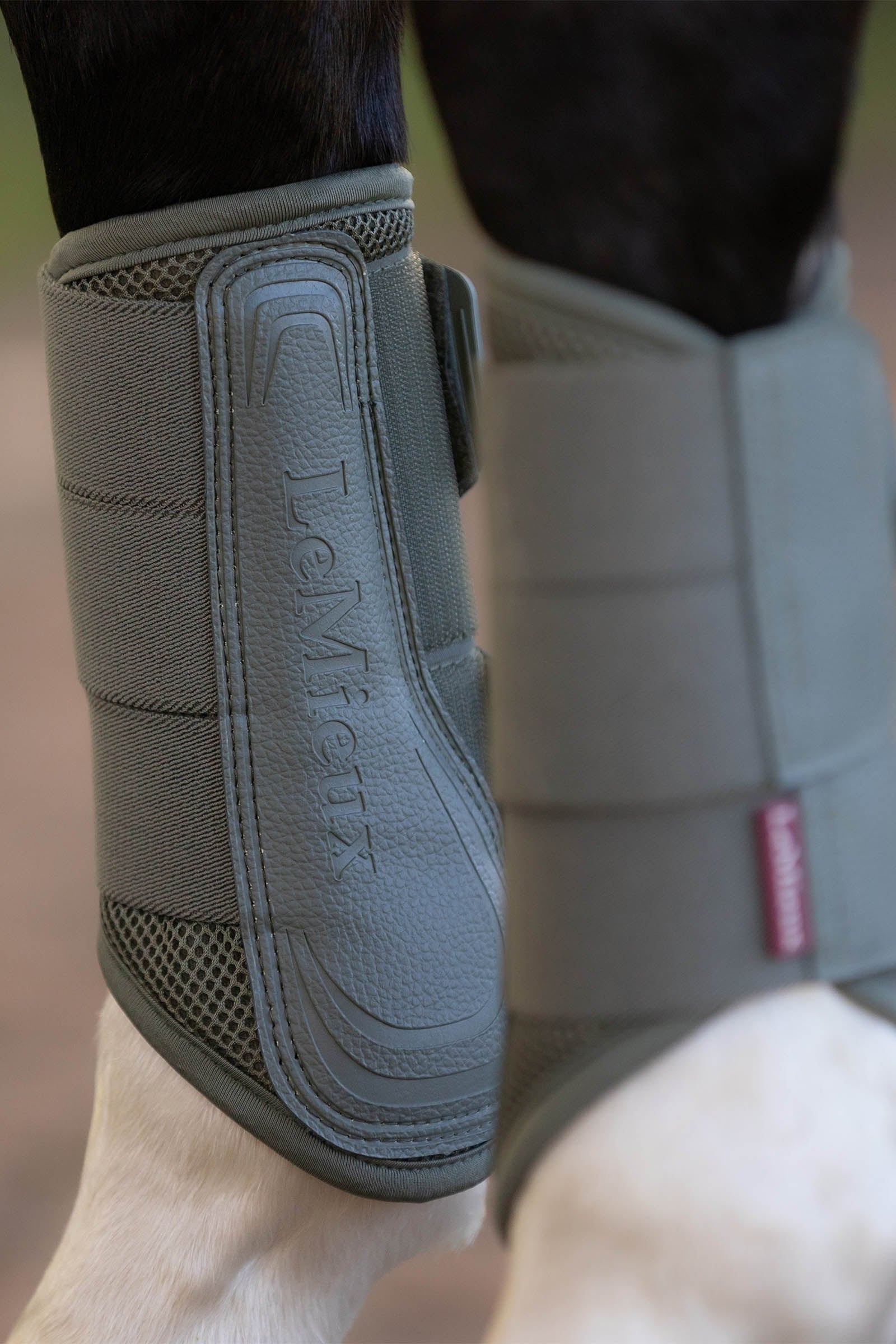 LeMieux Arika Mesh Brushing Boots Leg Protection & Hoof Protection for Horses