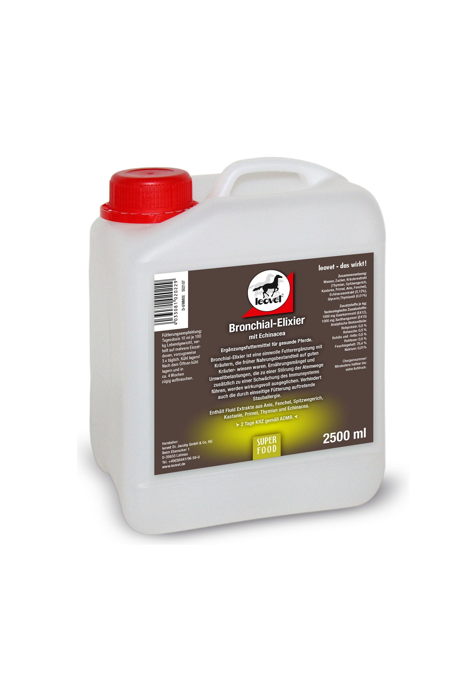 Leovet Bronchial-Elixier 2500ml Horse Feed & Nutrition