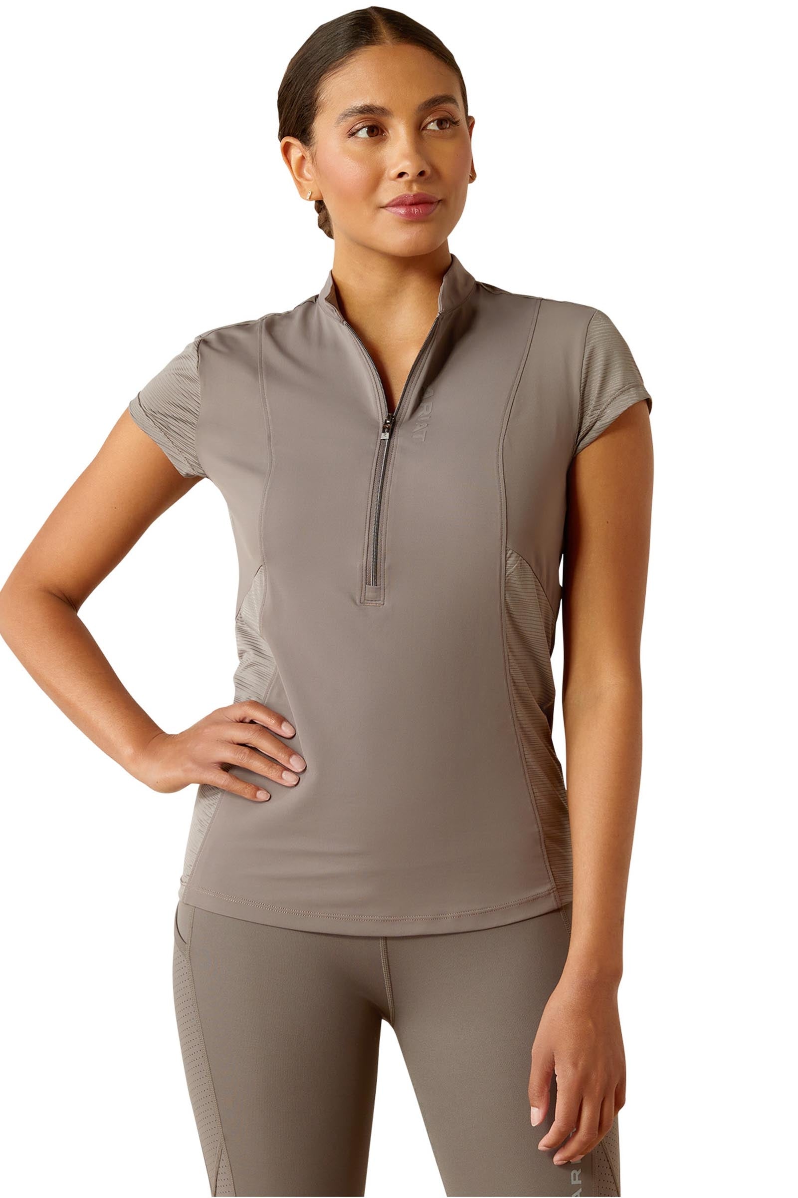 Ariat Breathe Damen Baselayer mit 1/2 Reißverschluss Damen Reitbekleidung