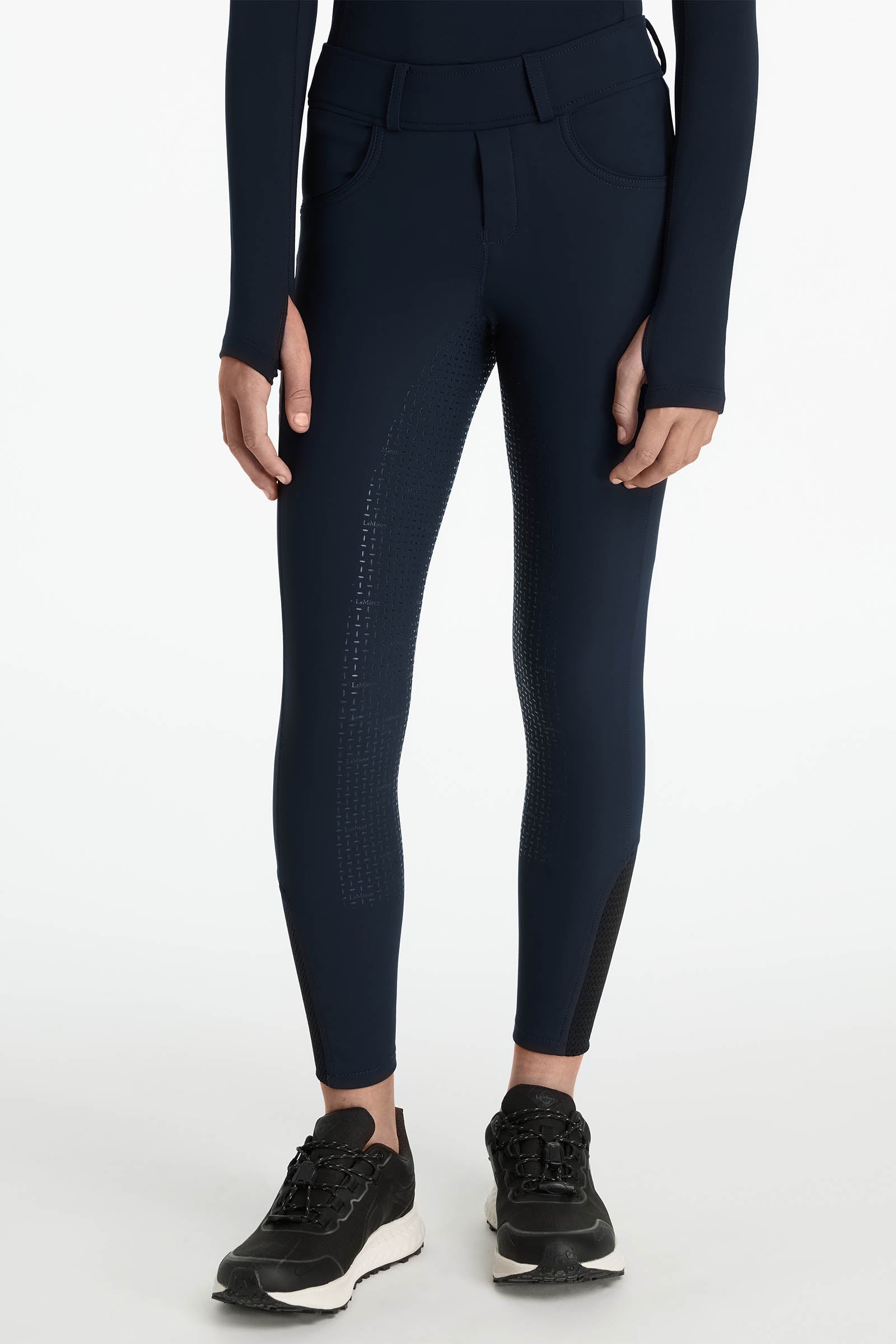 LeMieux Young Rider Ella Kid´s Brushed Breggings With Full Seat Kids Apparel