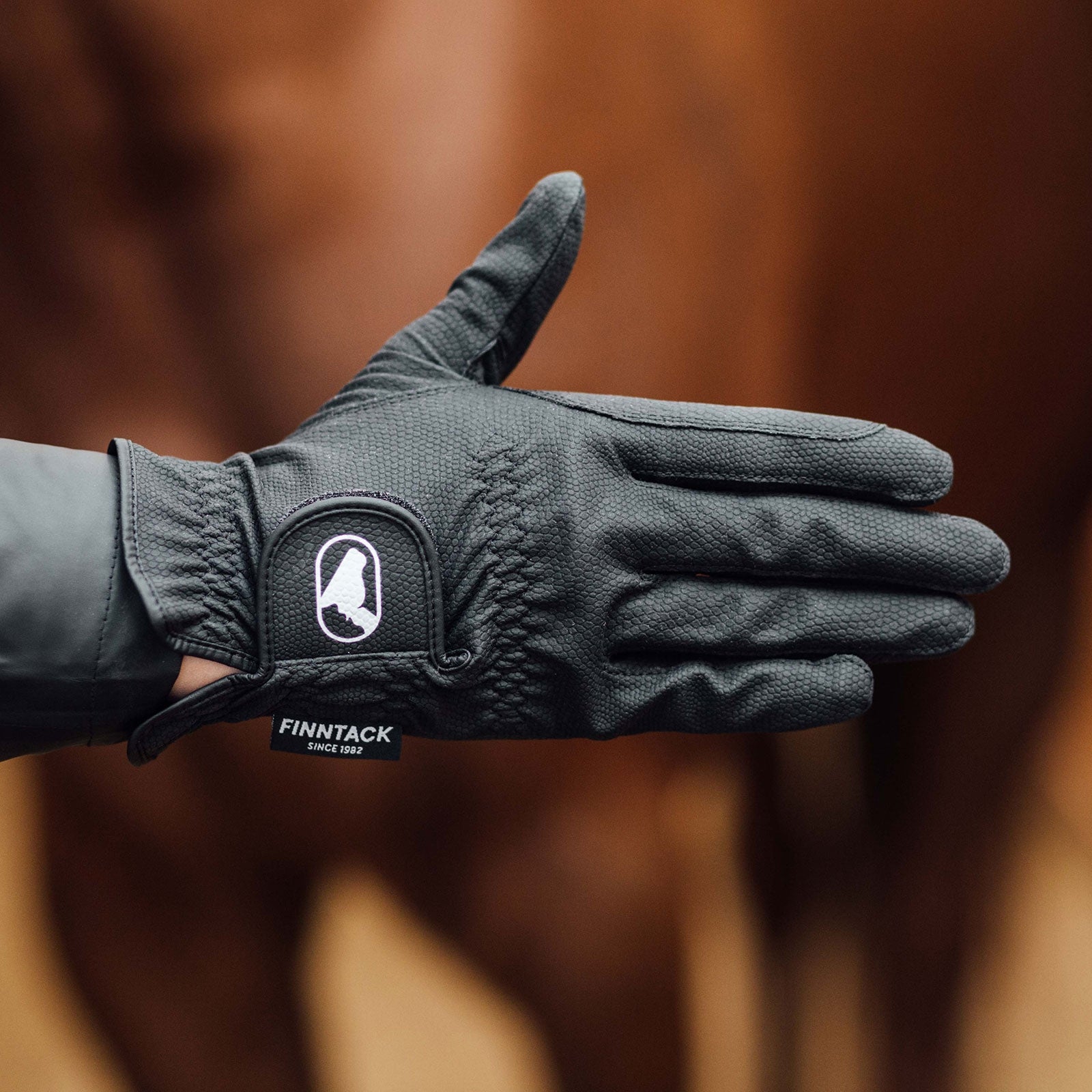 Finntack Pro Orlando Kunstlederhandschuhe Fahrsport