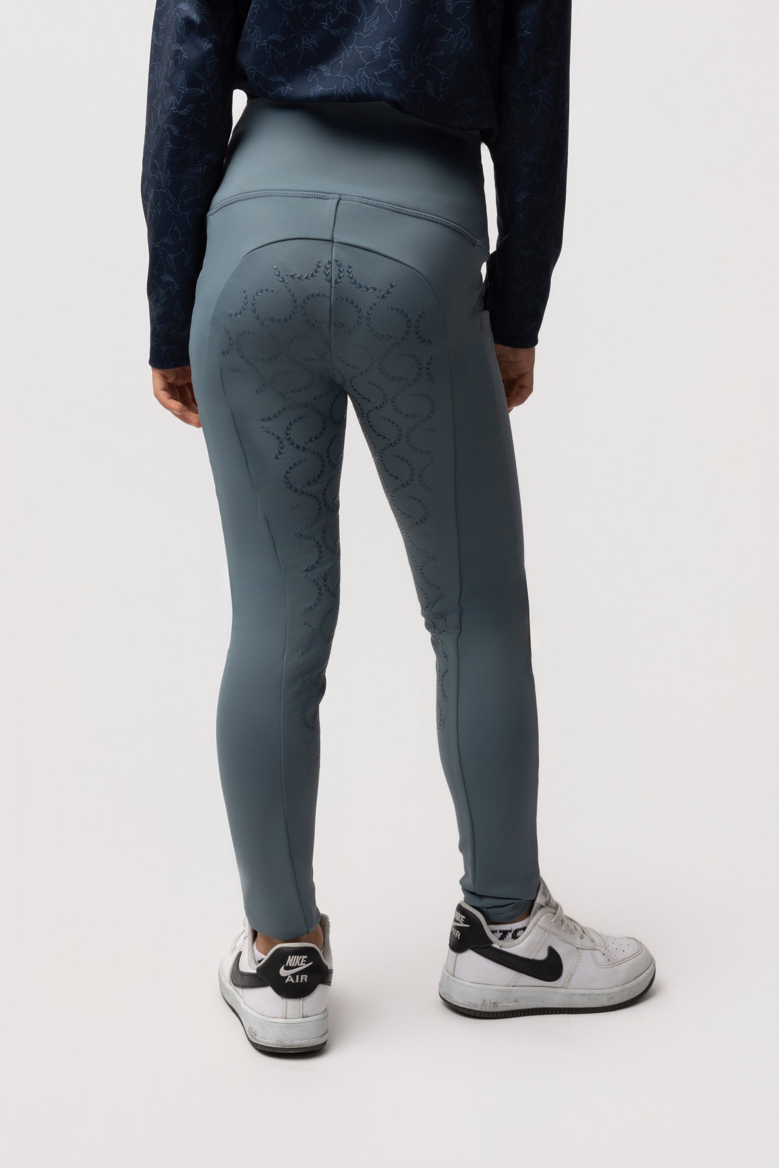 Horze Gillian Kinder Thermo Vollgrip Reitleggings Kinder Reitbekleidung