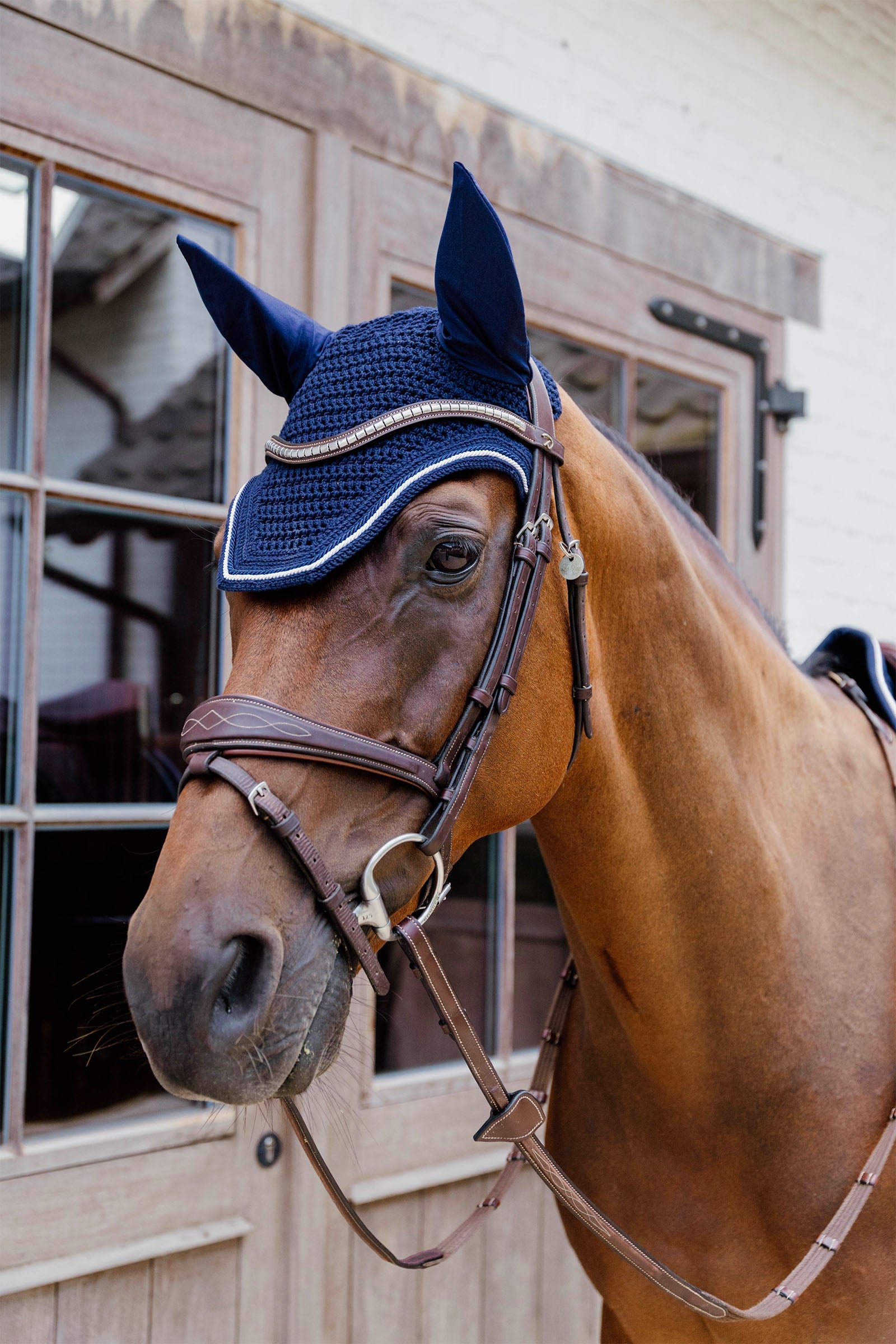 Kentucky Horsewear Fly veil Wellington diamond rope Soundless Saddle Pads