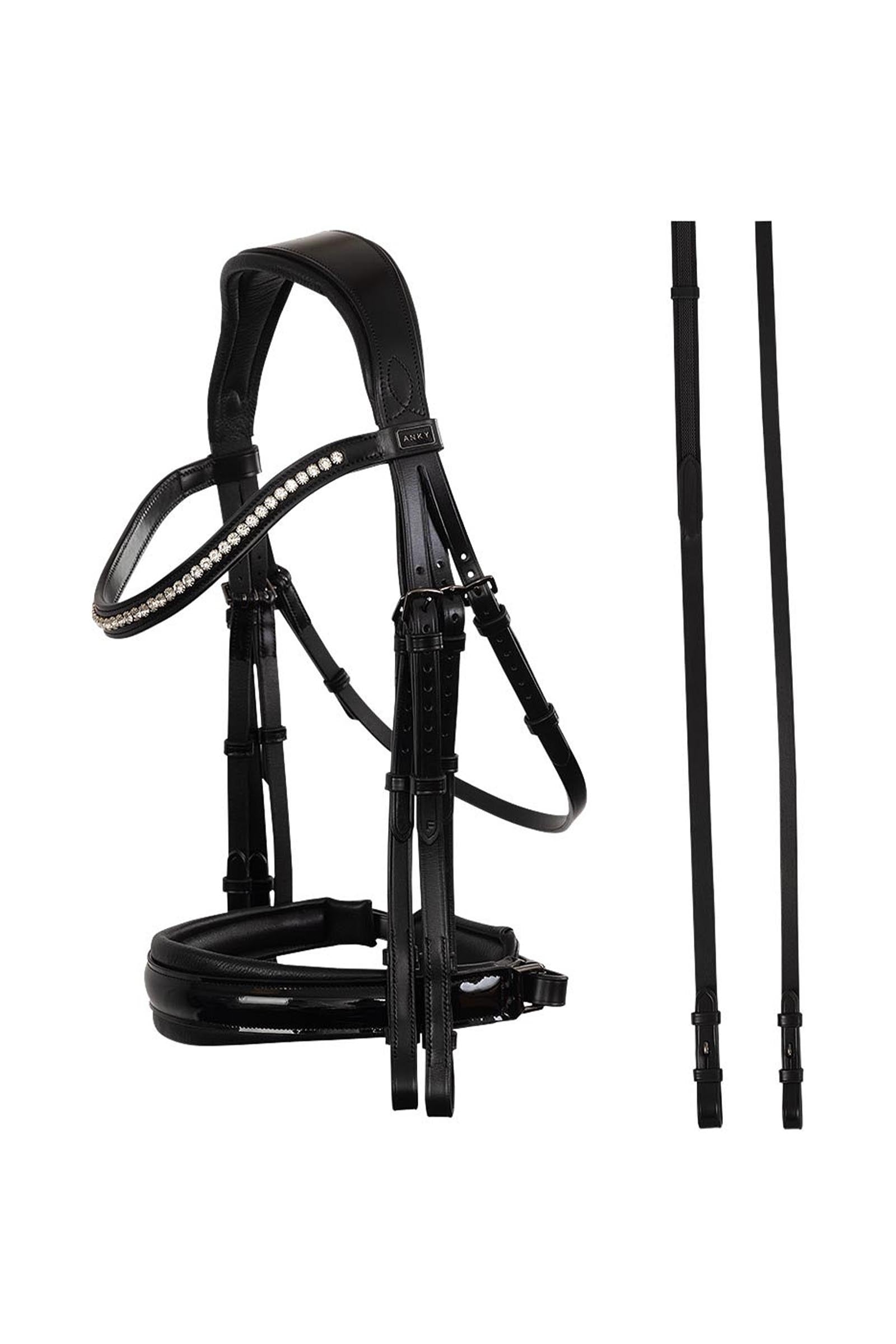 Anky ANKY Double Bridle, Extra Wide Headpiece Trensenzäume & Zügel