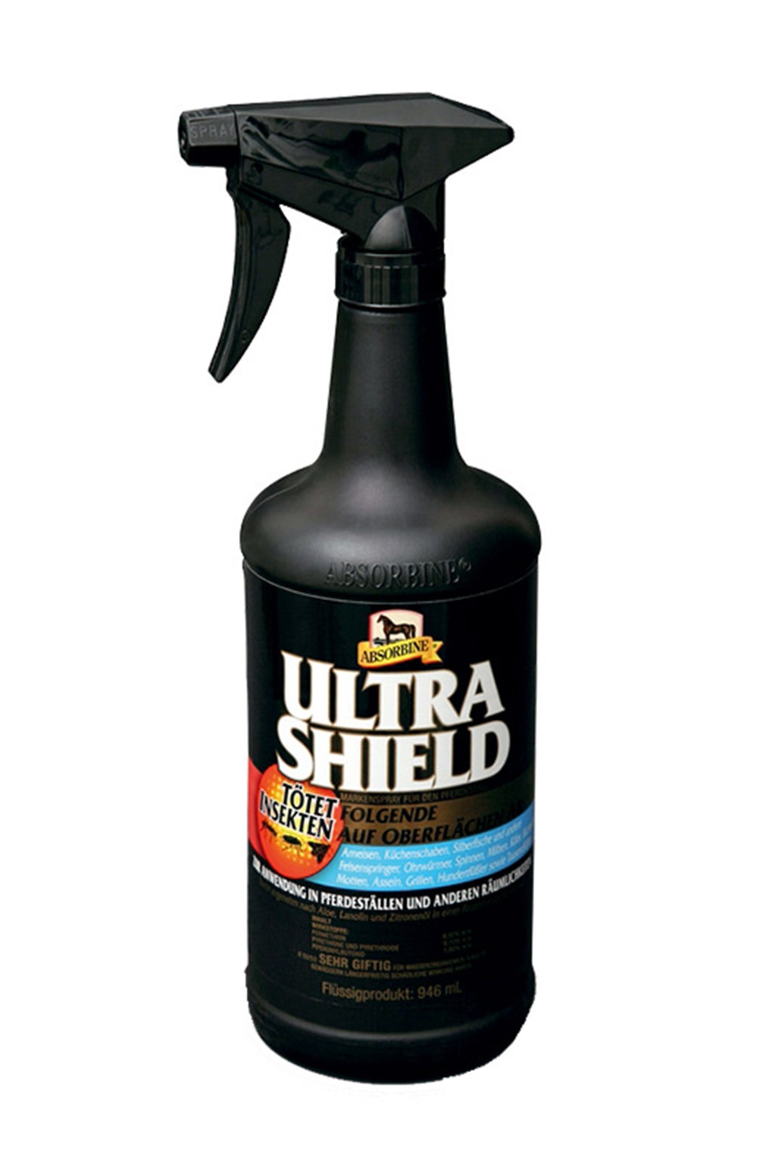 Absorbine Ultra Shield Black, Fliegenspray, 946ml Fliegenschutz