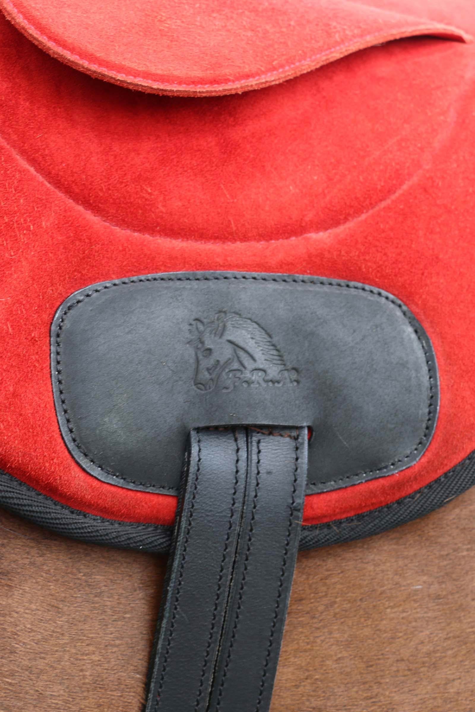 F.R.A. Freedom Riding Articles Chico Bareback Pad, Nubuck Leather Saddles, Girths & Stirrups