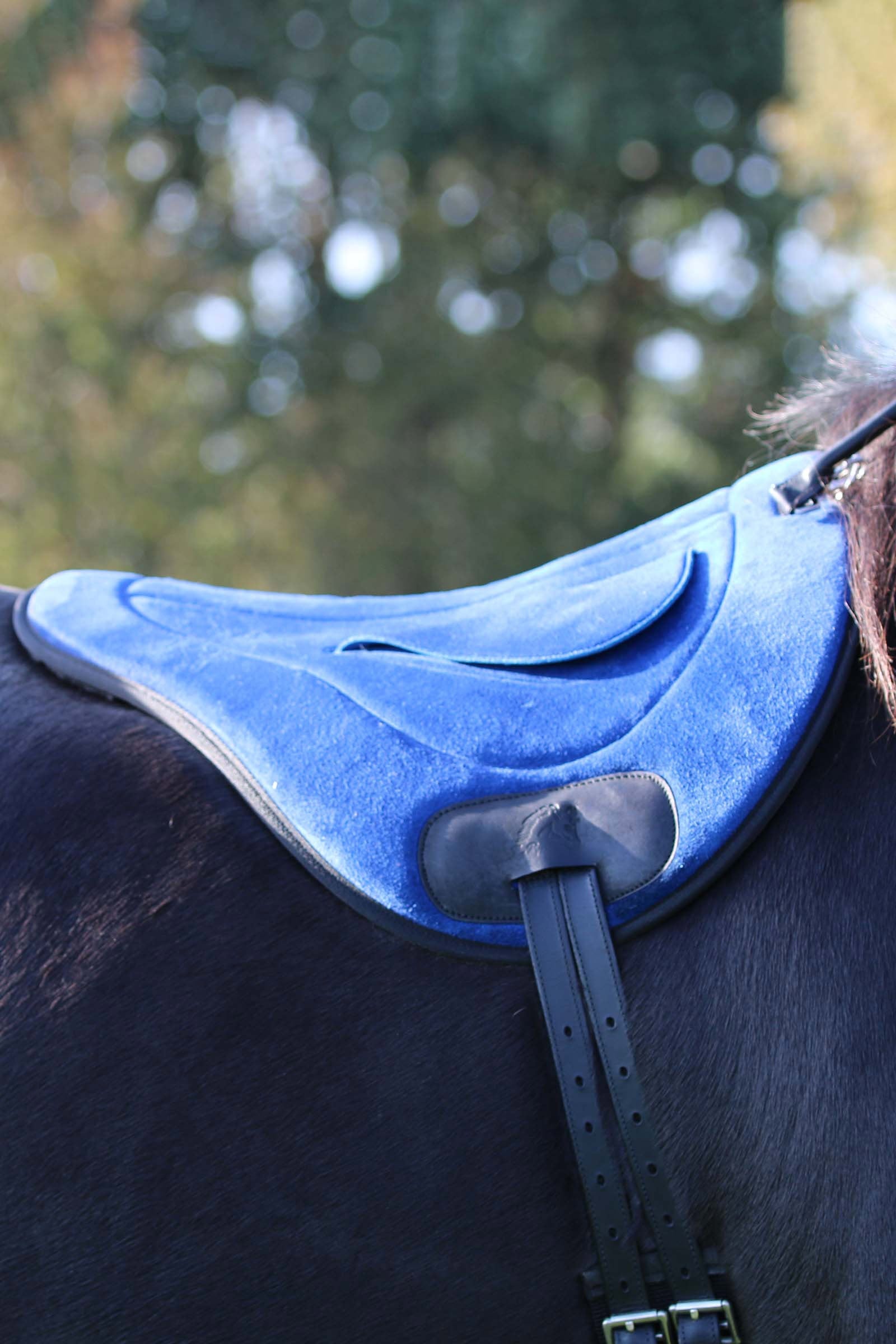 F.R.A. Freedom Riding Articles Chico Bareback Pad, Nubuck Leather Saddles, Girths & Stirrups