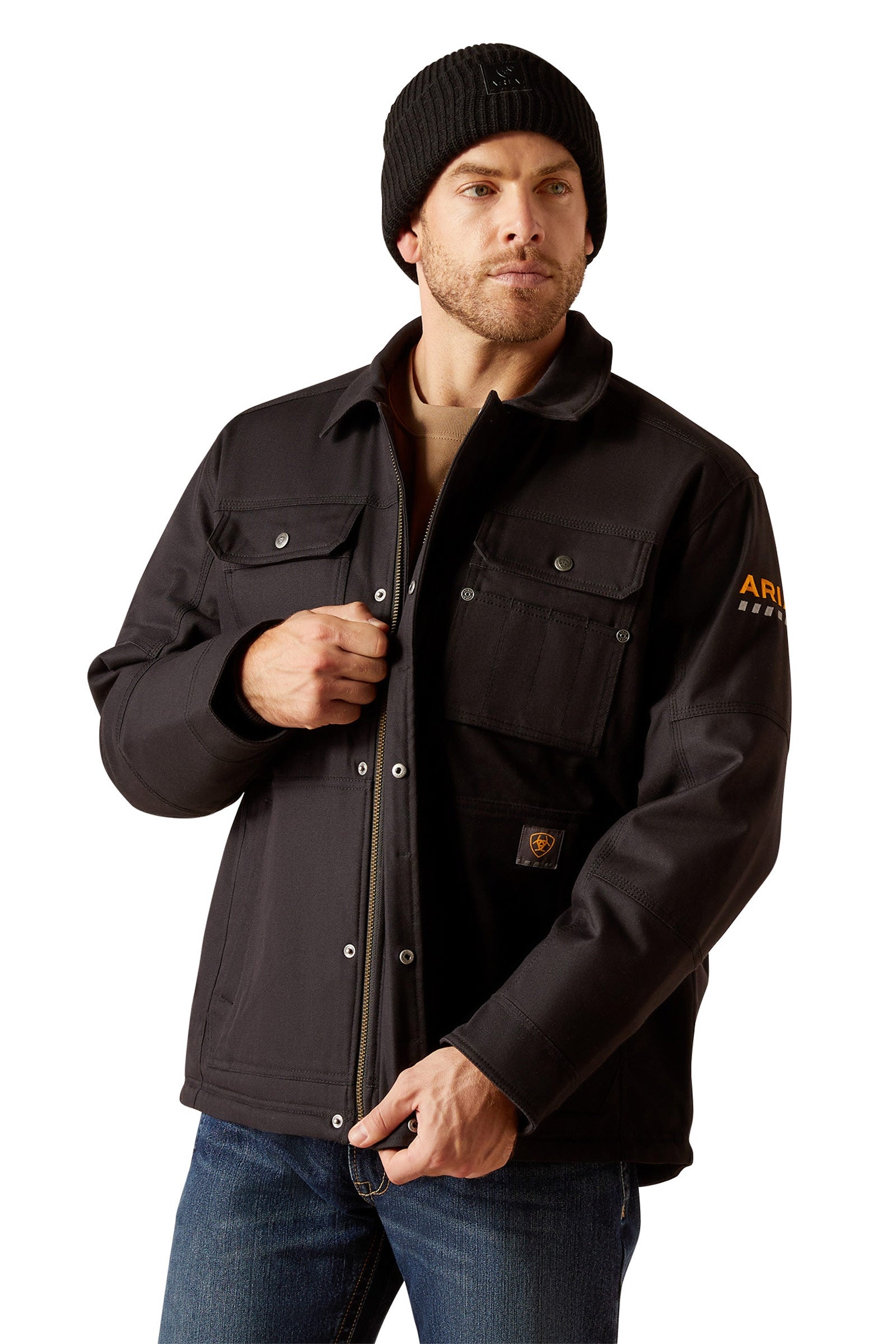 Ariat Rebar DuraCanvas Sherpa-Lined Herrenmantel Herren Reitbekleidung