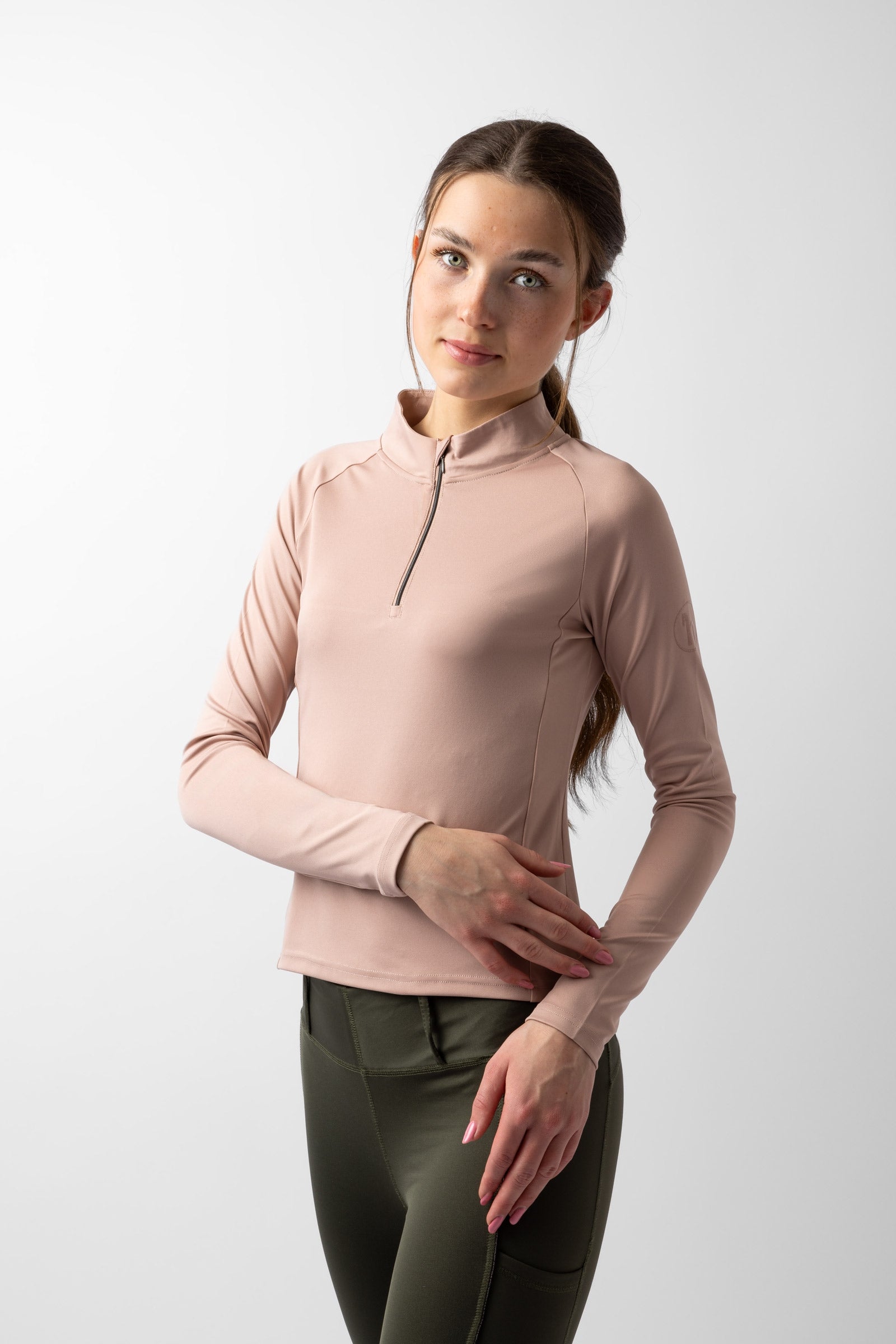 Horze Young Rider Elisa Damen Funktionslangarmshirt Kinder Reitbekleidung