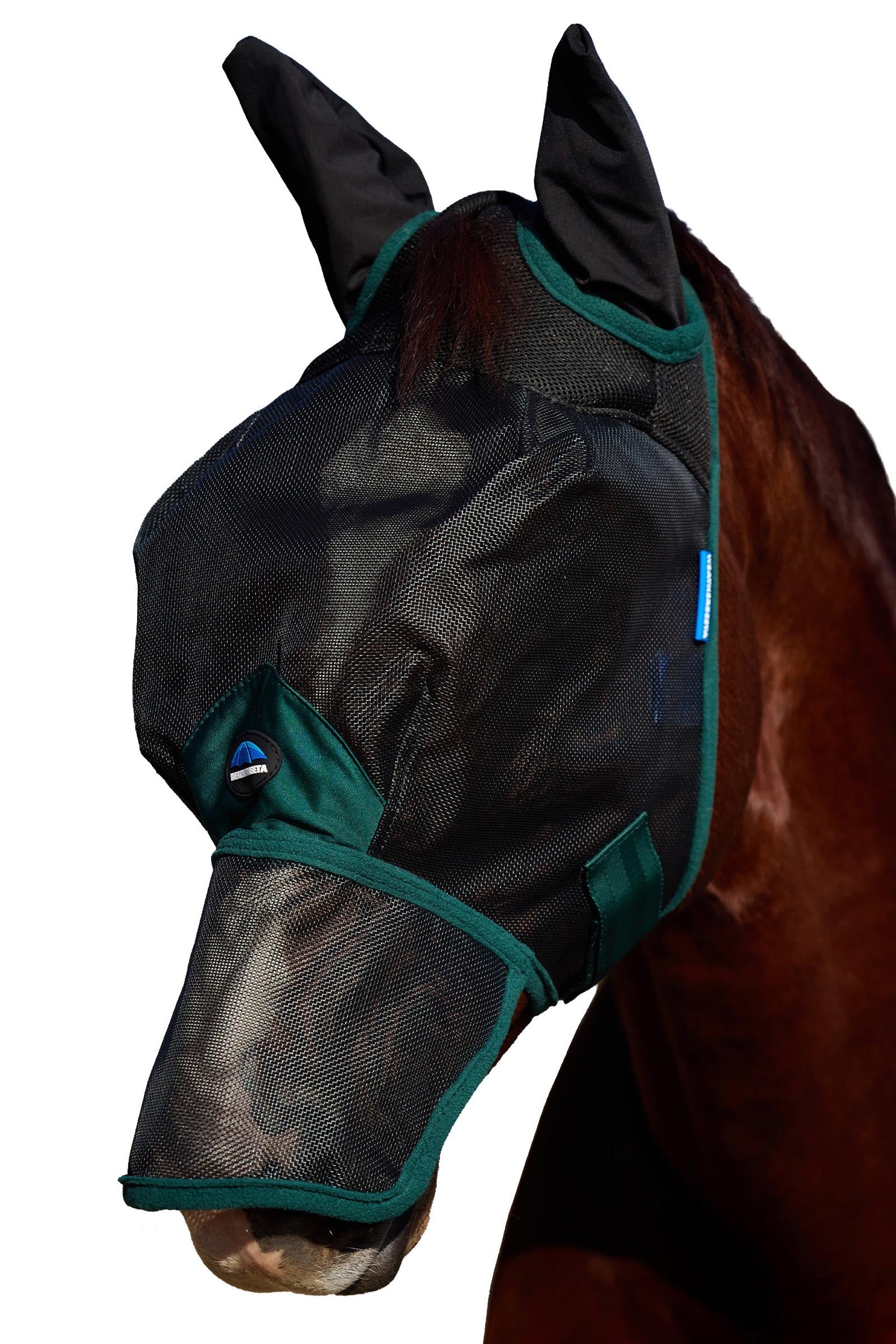 Weatherbeeta Comfitec Durable Mesh Fliegenmaske mit Ohren und Nase Fliegenschutz