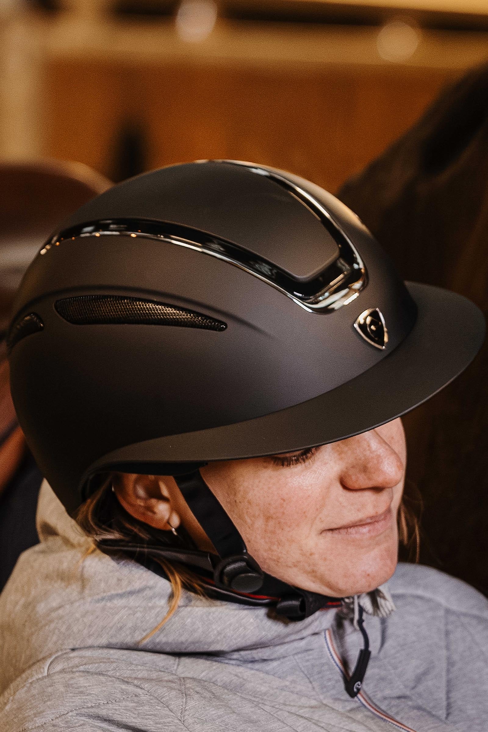 Equi Theme EQUITHÈME Agris Riding Helmet, Wide Visor Safety Equipment
