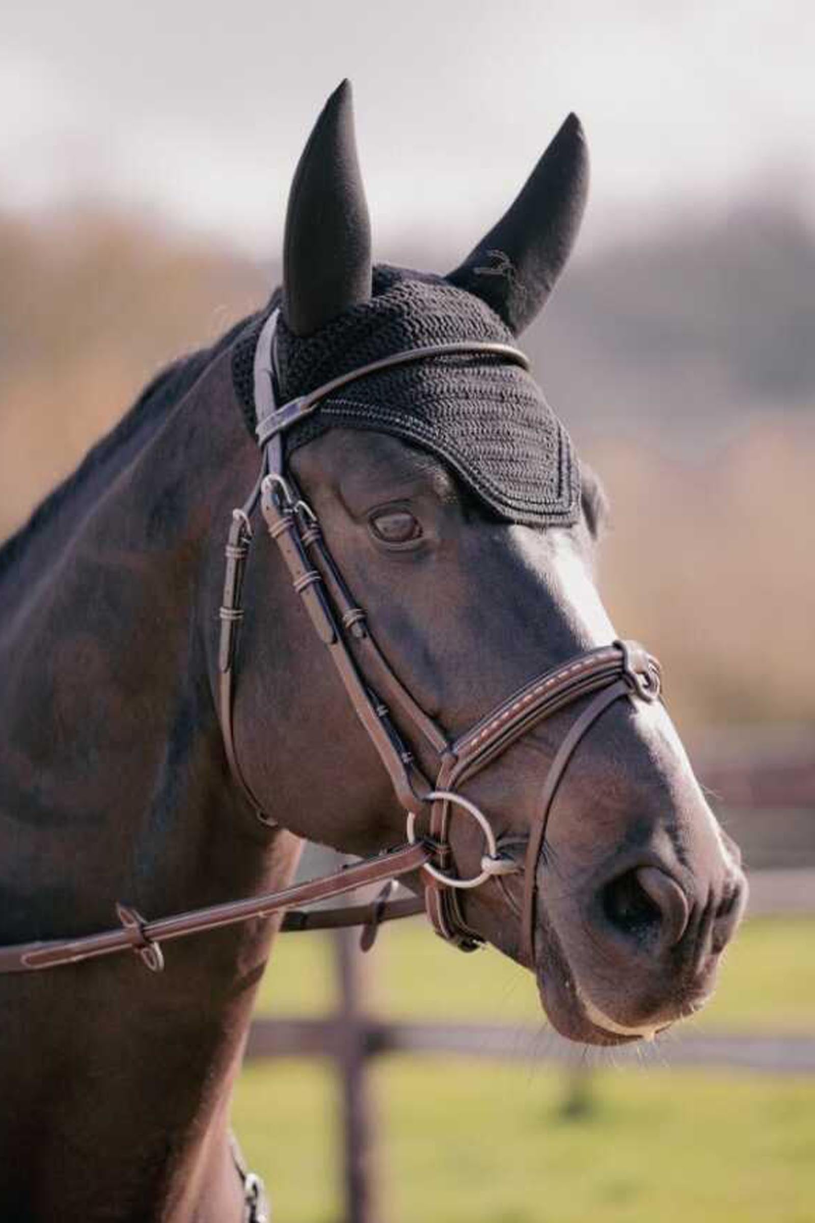 PENELOPE Soundless Fly Mask With Strass Antifly Protection for Horses