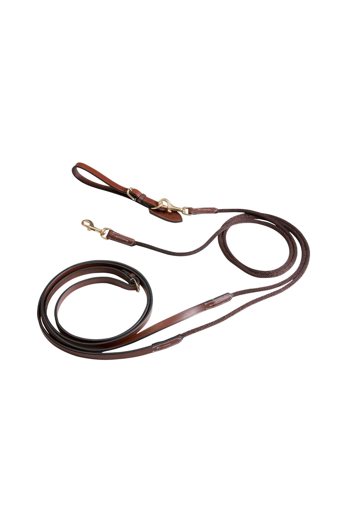 ERIC THOMAS PRO Leather/rope Draw Reins Bridles & Reins