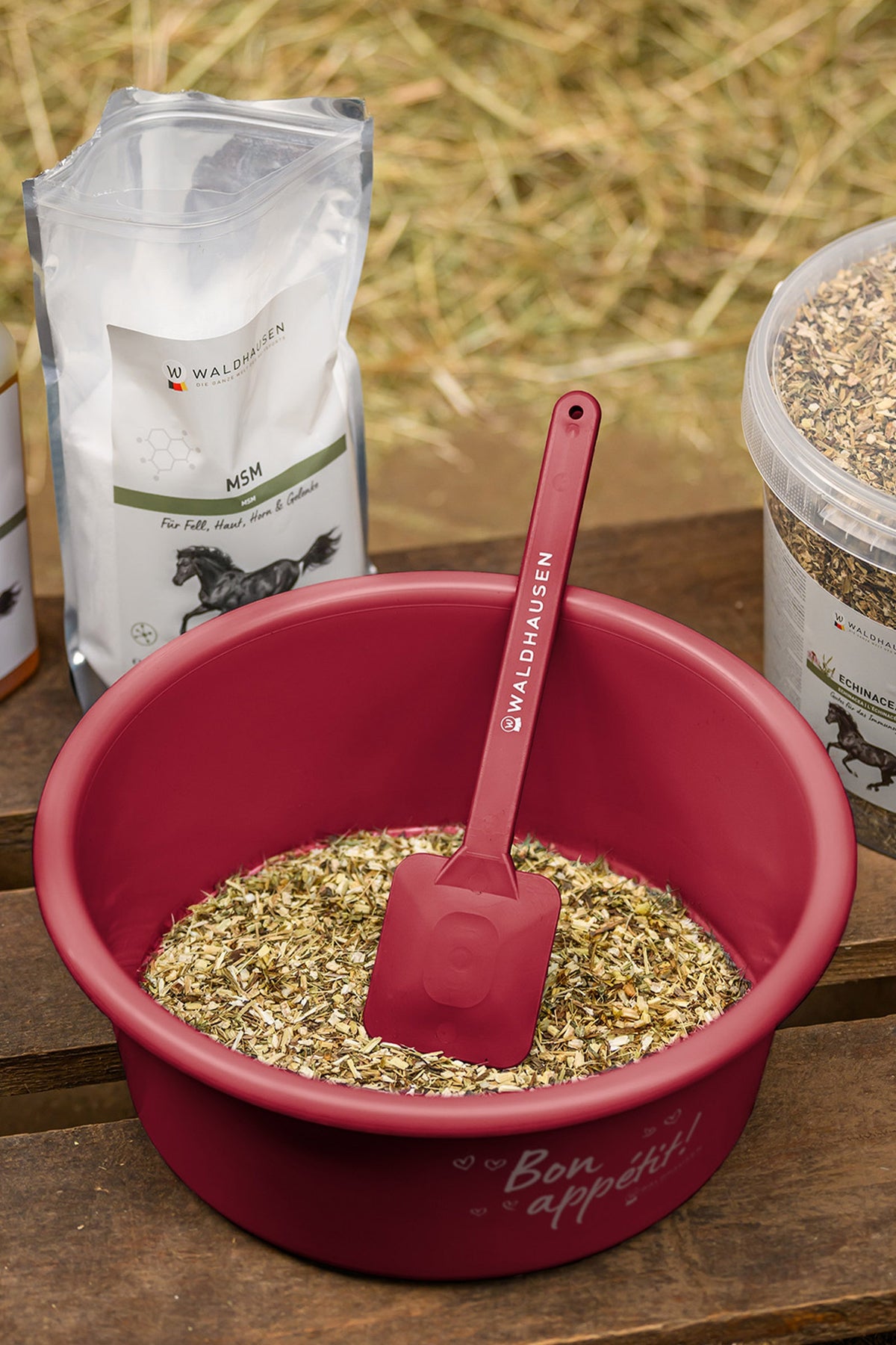 Waldhausen Muesli Bowl With Lid Horse Feeders & Waterers