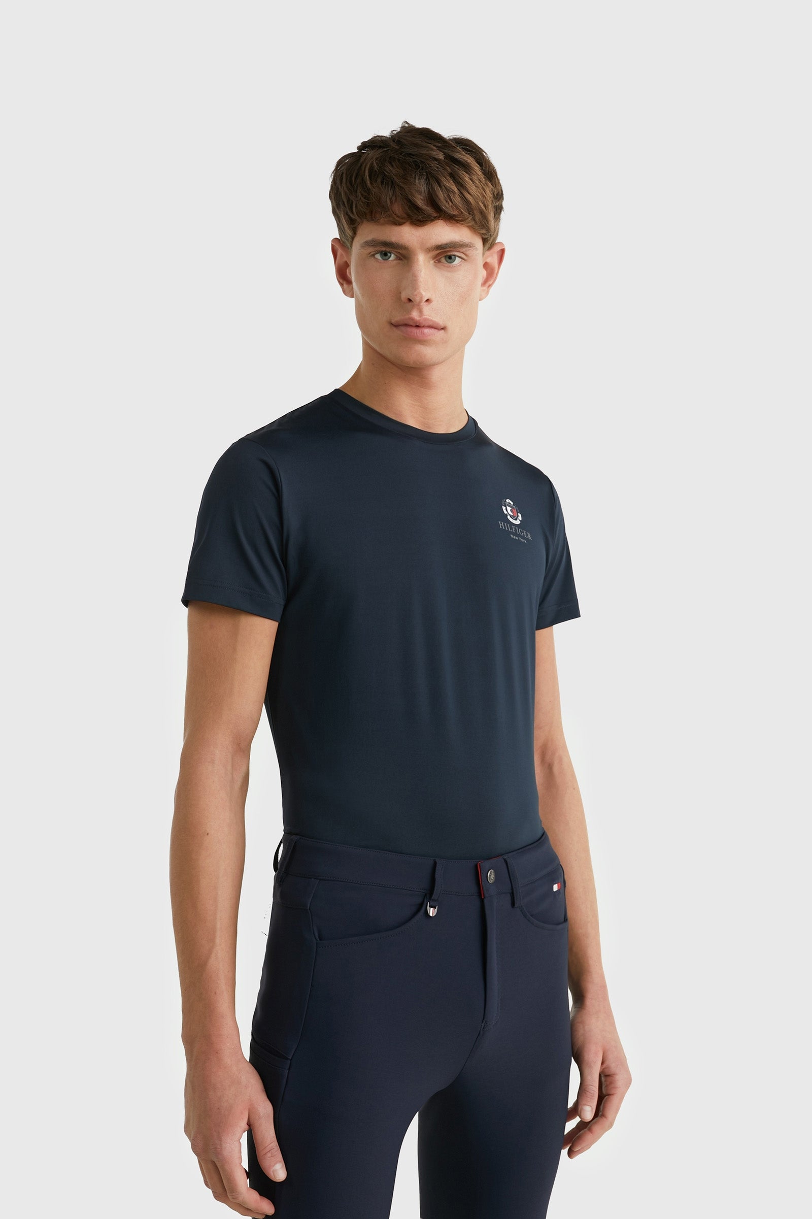 Tommy Hilfiger Equestrian Performance Crest Men's Print T-Shirt Women’s Riding Clothing