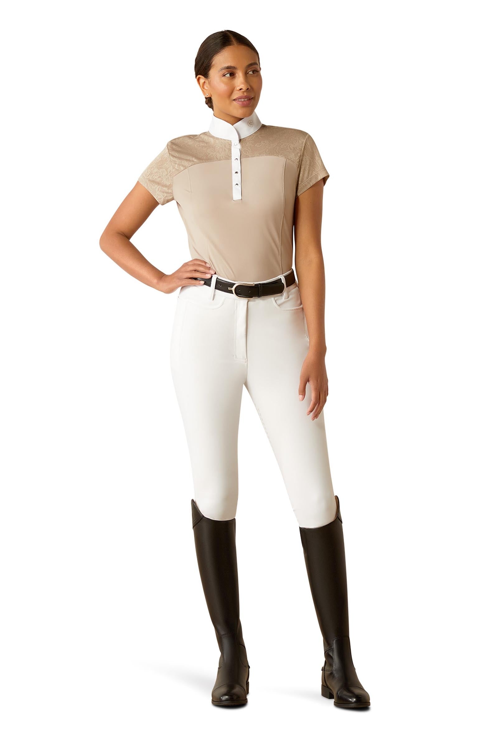 Ariat Bellatrix Women's Short Sleeve Show Shirt Women’s Riding Clothing